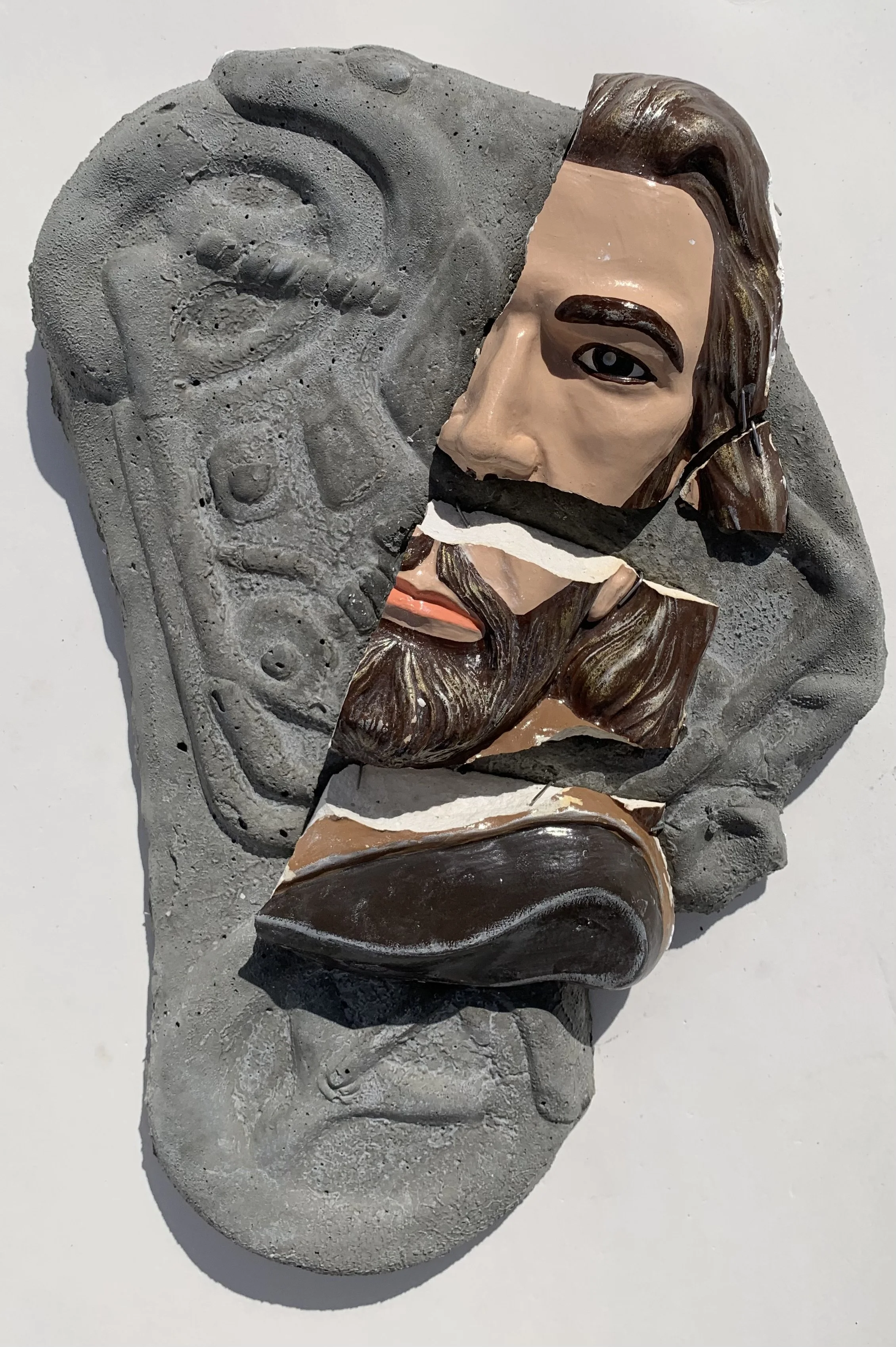 HOLY ROLLER.
2023
Concrete & ceramic assemblage
12 x 15.5 x 3 in