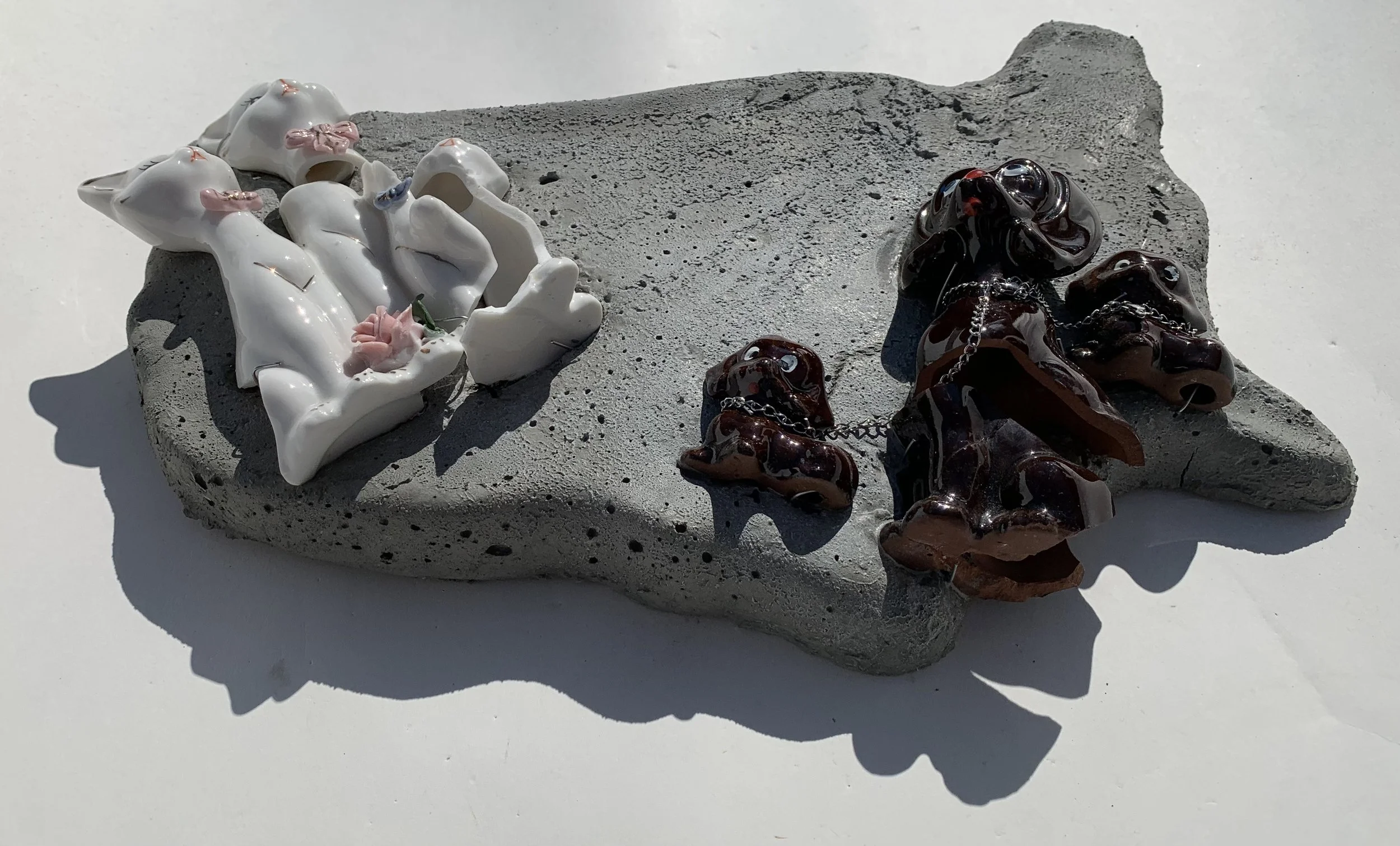 USA FROM SPACE.
2023
Concrete & ceramic assemblage
15 x 11 x 3 in