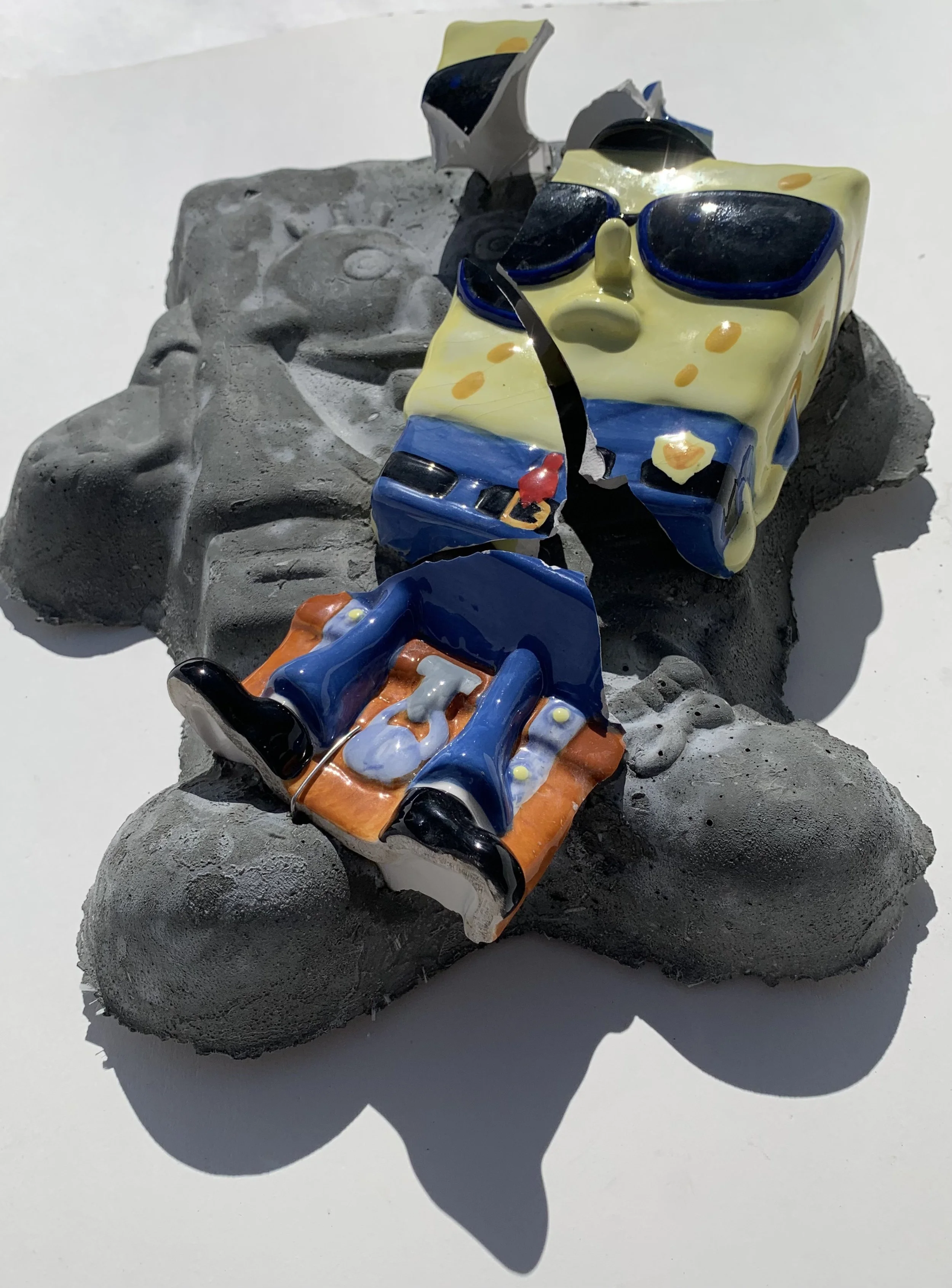 UNDERSEA COP
2023
Concrete & ceramic assemblage
10  x 18 x 3.5 in