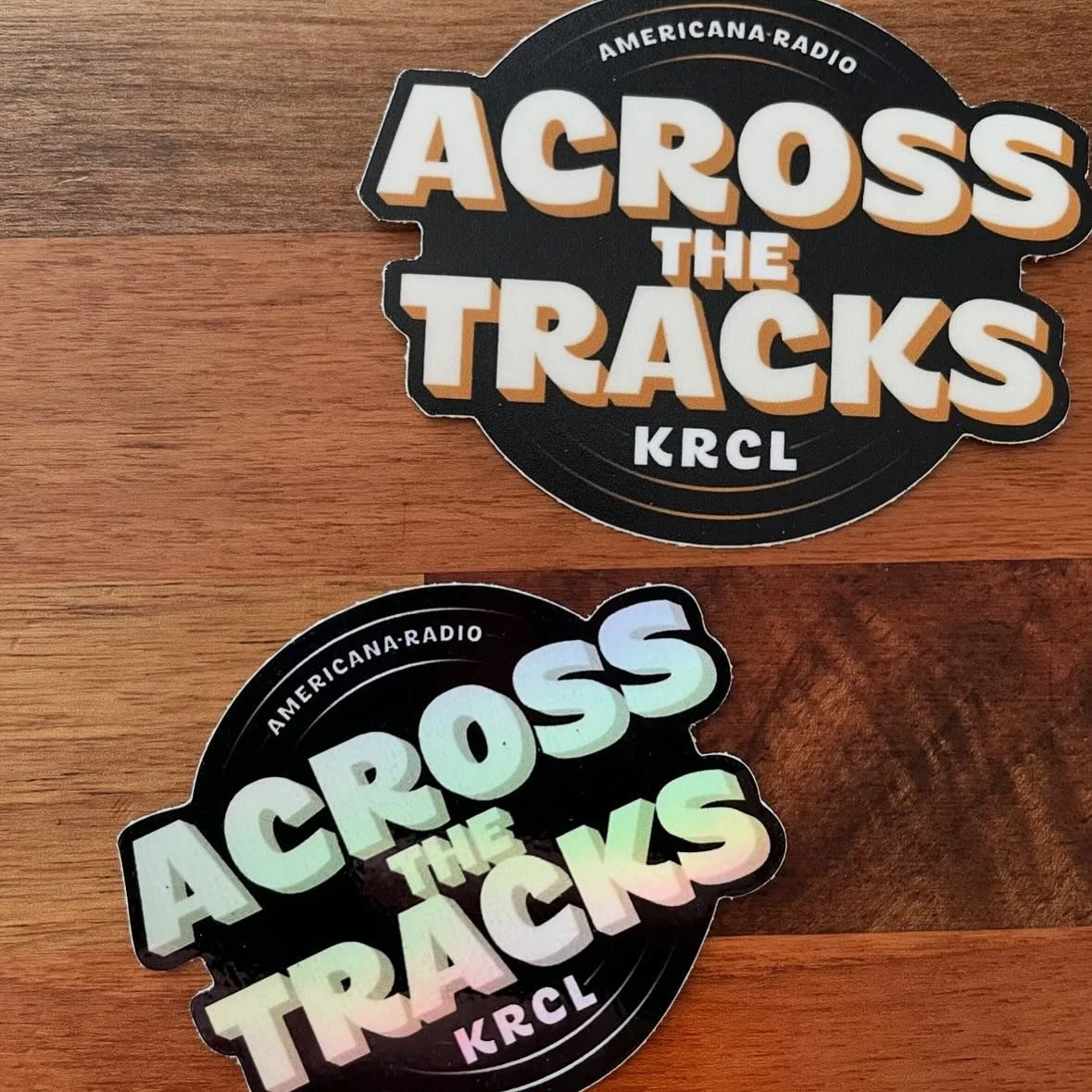 Loving the way these came out 😍 A little fun sticker design for @across.the.tracks, aka the best Americana setlists in the west!