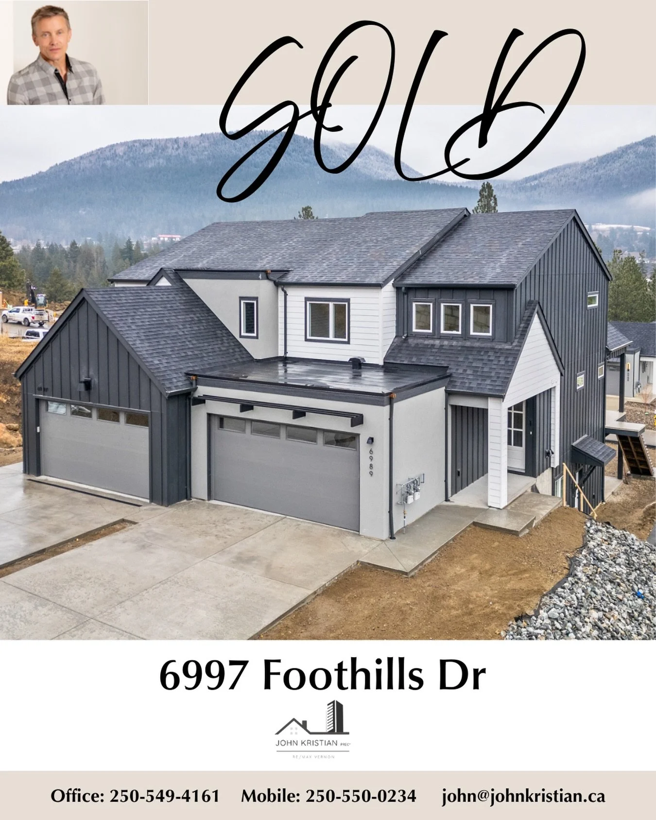 SOLD

6997 Foothills Dr is officially off the market &mdash; and activity at Manning Place continues to move quickly.

Now Available for Pre-Sale:
&bull; 7005 Manning Place
&bull; 7013 Manning Place
Offered at $849,999 + GST (No PTT)

Modern design, 