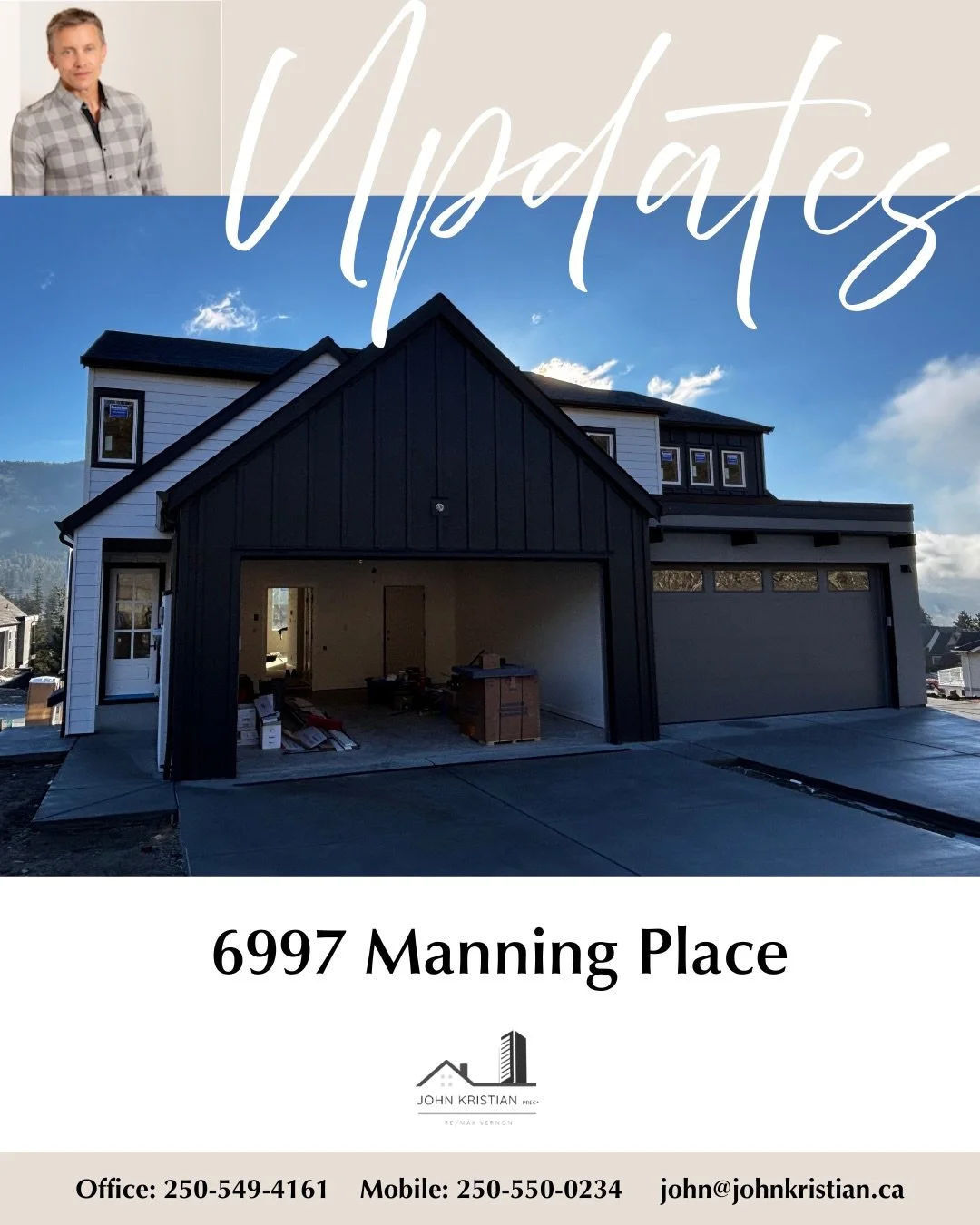 The suite is starting to look pretty sweet with the kitchen going in at 6997 Manning Place in Vernon BC. 

Don&rsquo;t miss out on this exceptionally well priced 2500 sqft+, 4/5 bedroom home ready for occupancy mid February 2026. 

$849.999.00 +GST

