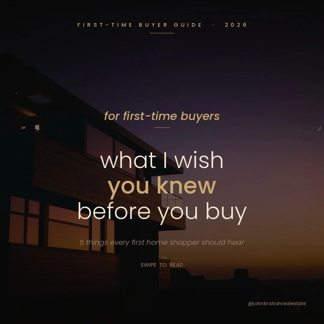 What I wish first-time buyers knew before they signed anything 

After 20+ years selling in the North Okanagan, these are the 5 things I tell every first-time buyer who sits across from me.

Save this one. Send it to anyone shopping their first home.