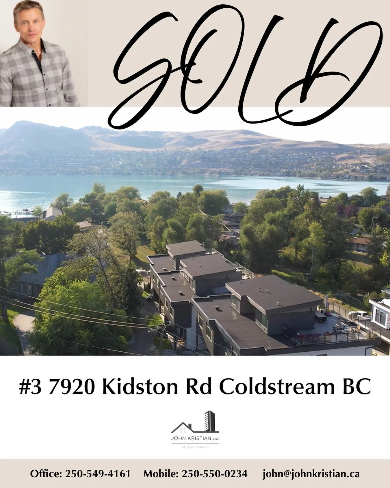 SOLD 
📍 3 - 7920 Kidston Road, Coldstream BC
The Monarch at Kalamalka Lake

Another happy homeowner at The Monarch! 

3 more homes are on the verge of completion and ready for occupancy soon &mdash; plus construction on Phase 5 begins shortly. Don&r