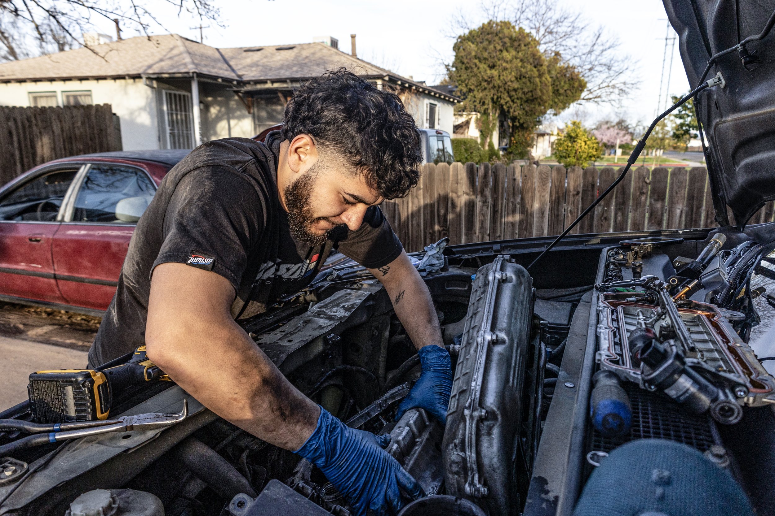 Shot for a mechanic's business