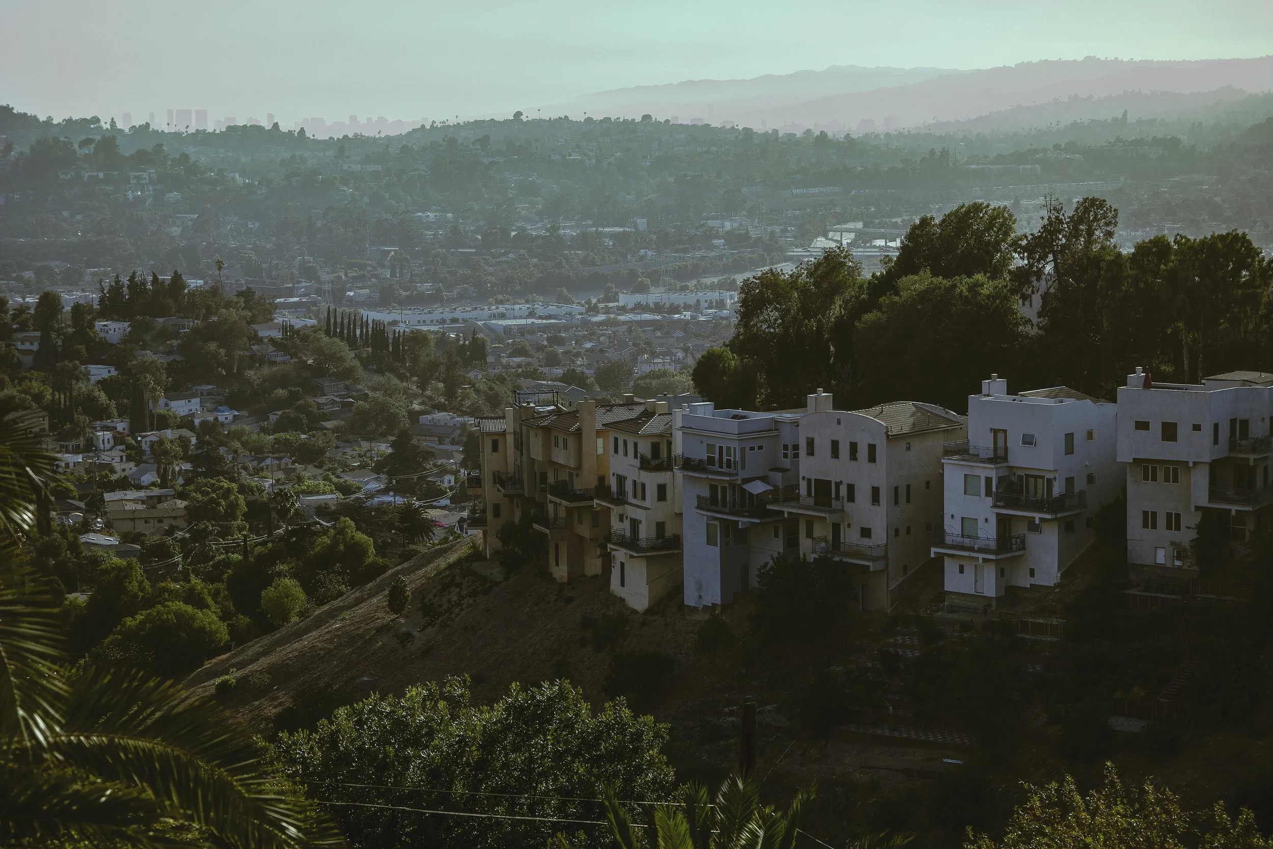 Shot for a property used to show the view from said property. 