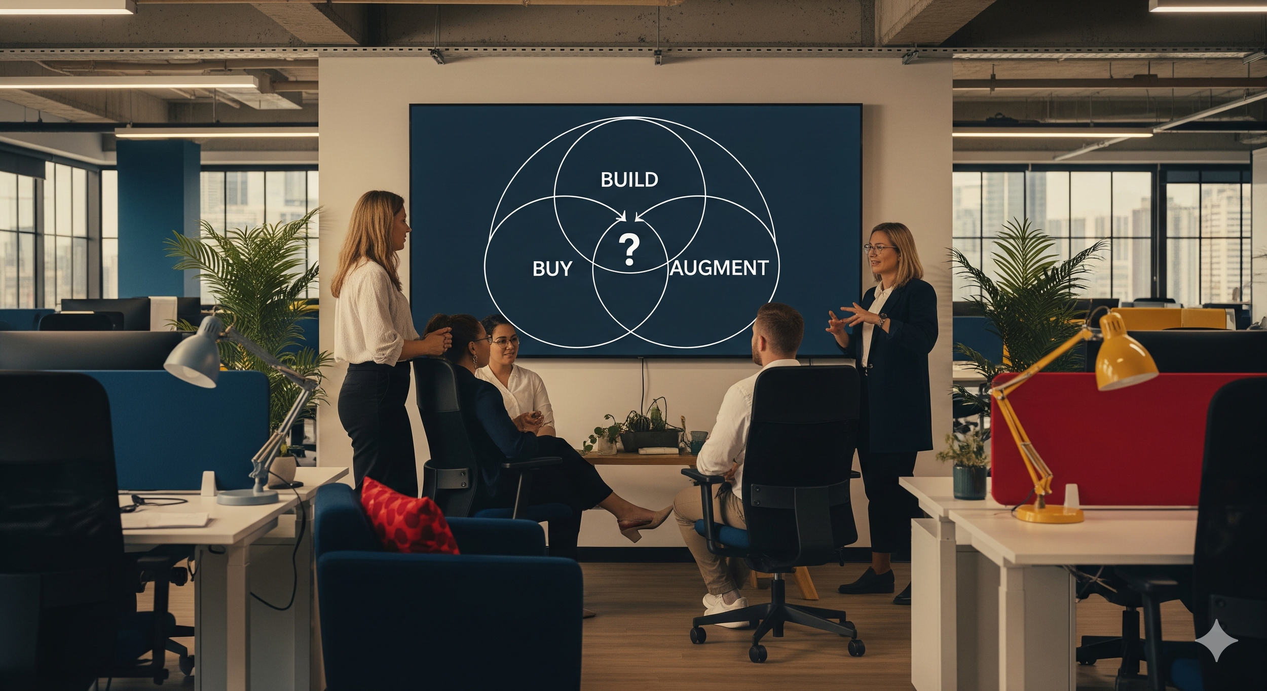 Build, Buy, or Augment? How to Make the Right AI Technology Decision