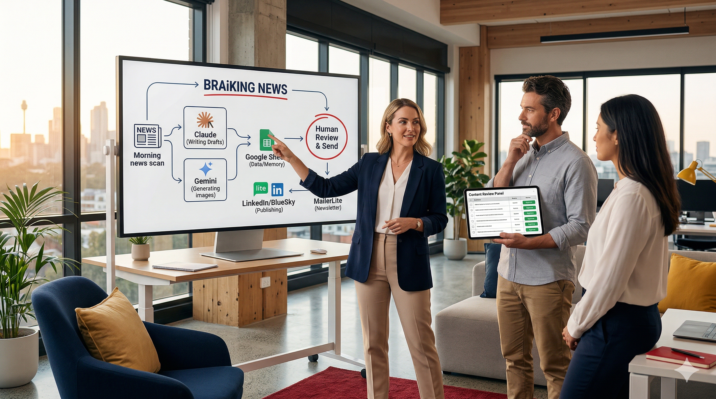 Every week, this blog writes itself, posts to LinkedIn, and lands in your inbox. We thought you might want to know how.