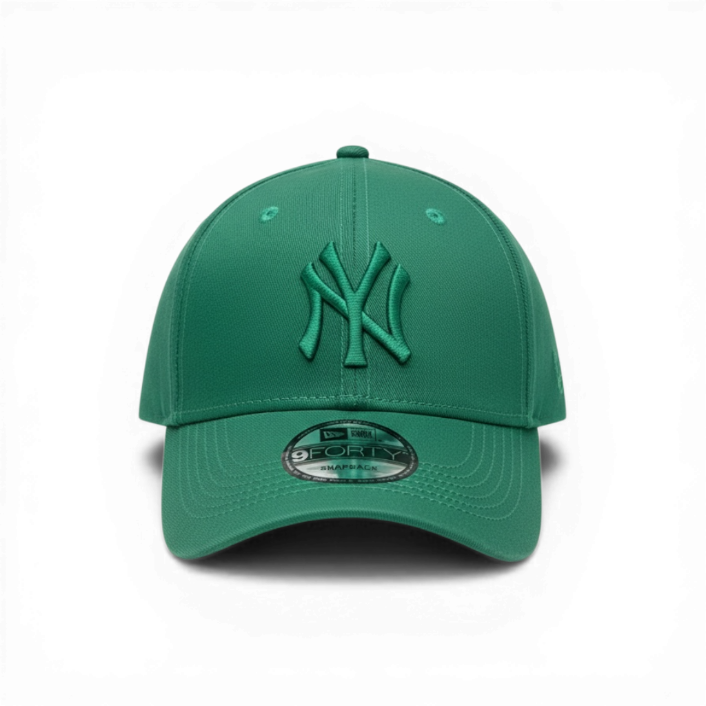 New York Yankees New Era 9FORTY Snapback Cap - Green on Green