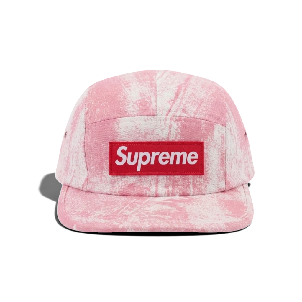 Supreme Washed Canvas Camp Cap – Pink