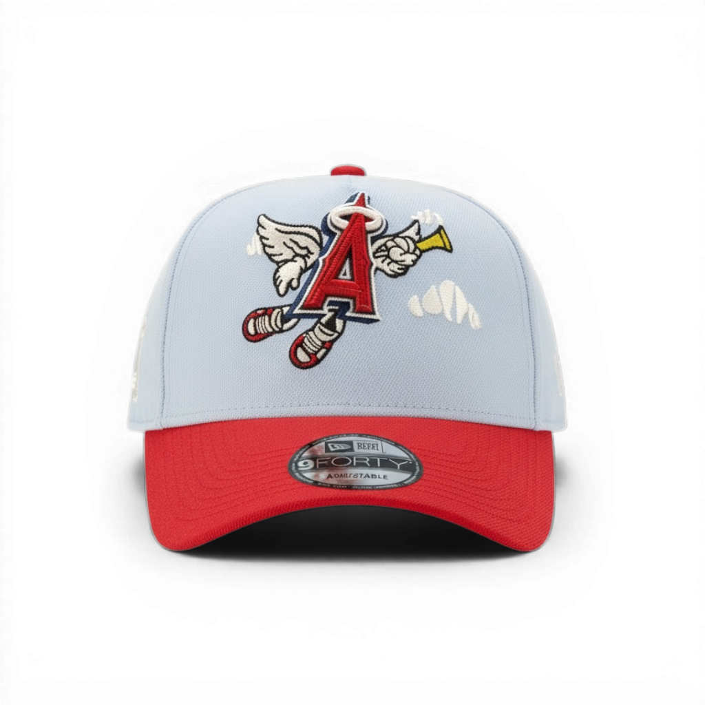 Los Angeles Angels New Era 9FORTY Adjustable Cap – Light blue/Red