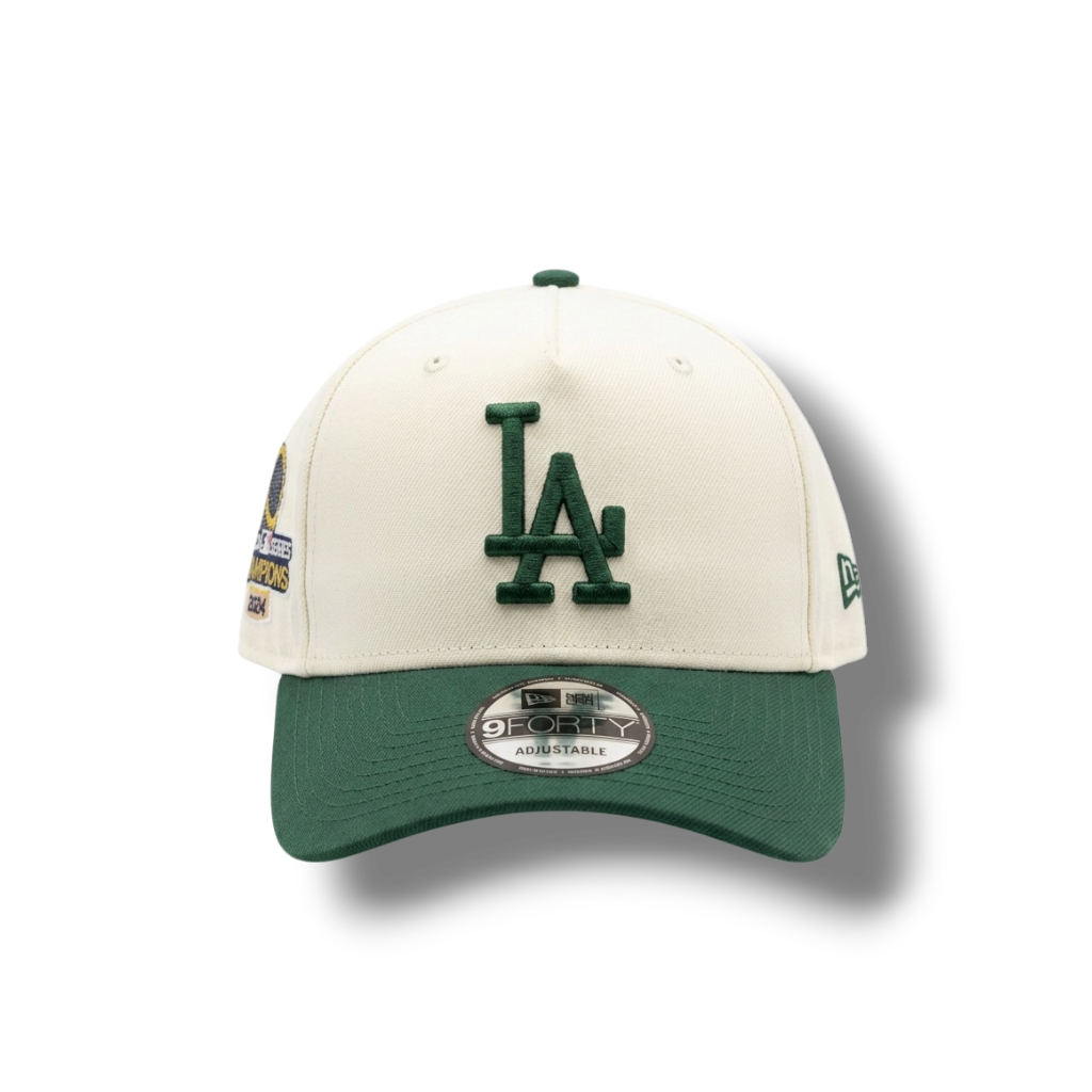 LA Dodgers Cream & Green 9FORTY 2024 World Series Champions