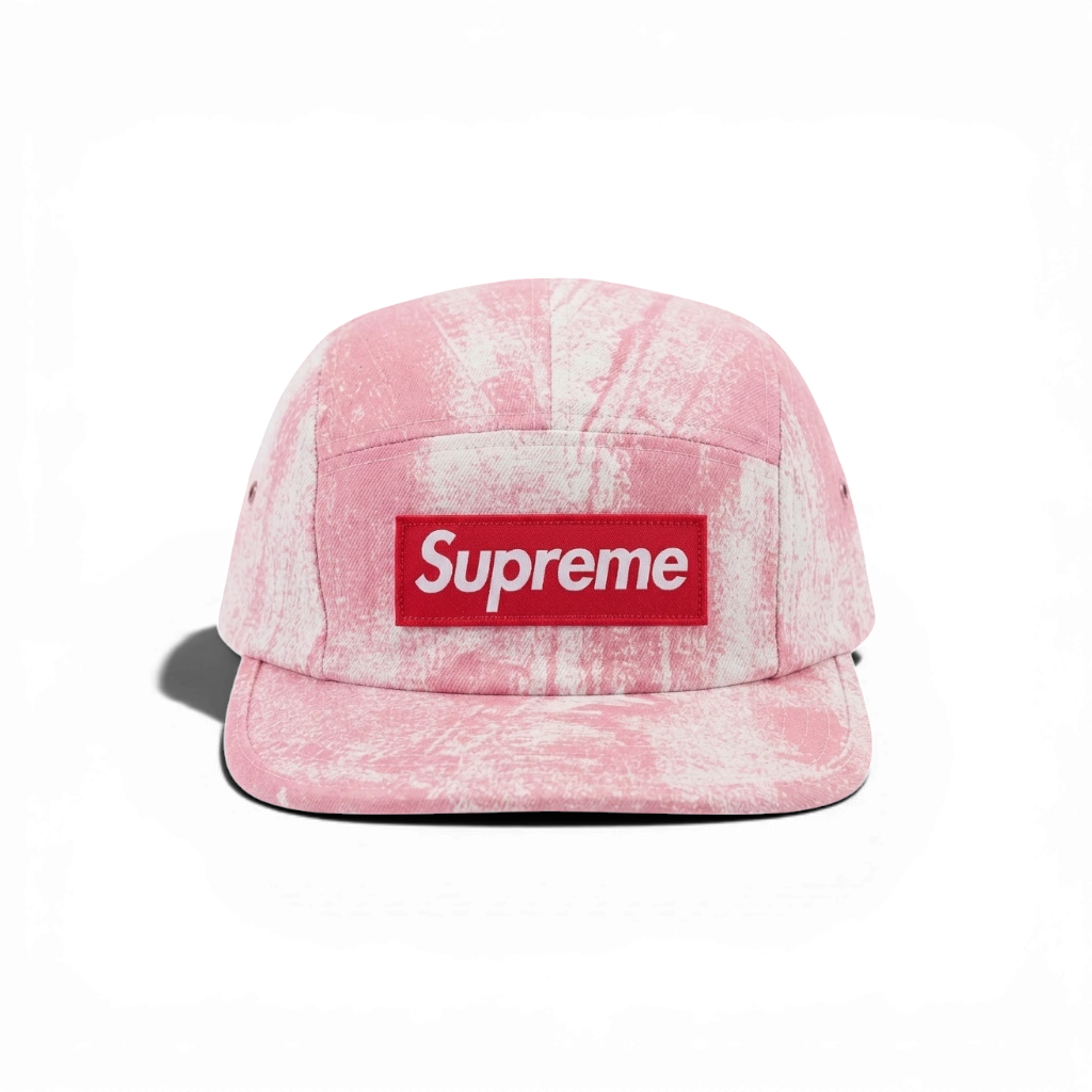 Supreme Washed Canvas Camp Cap – Pink