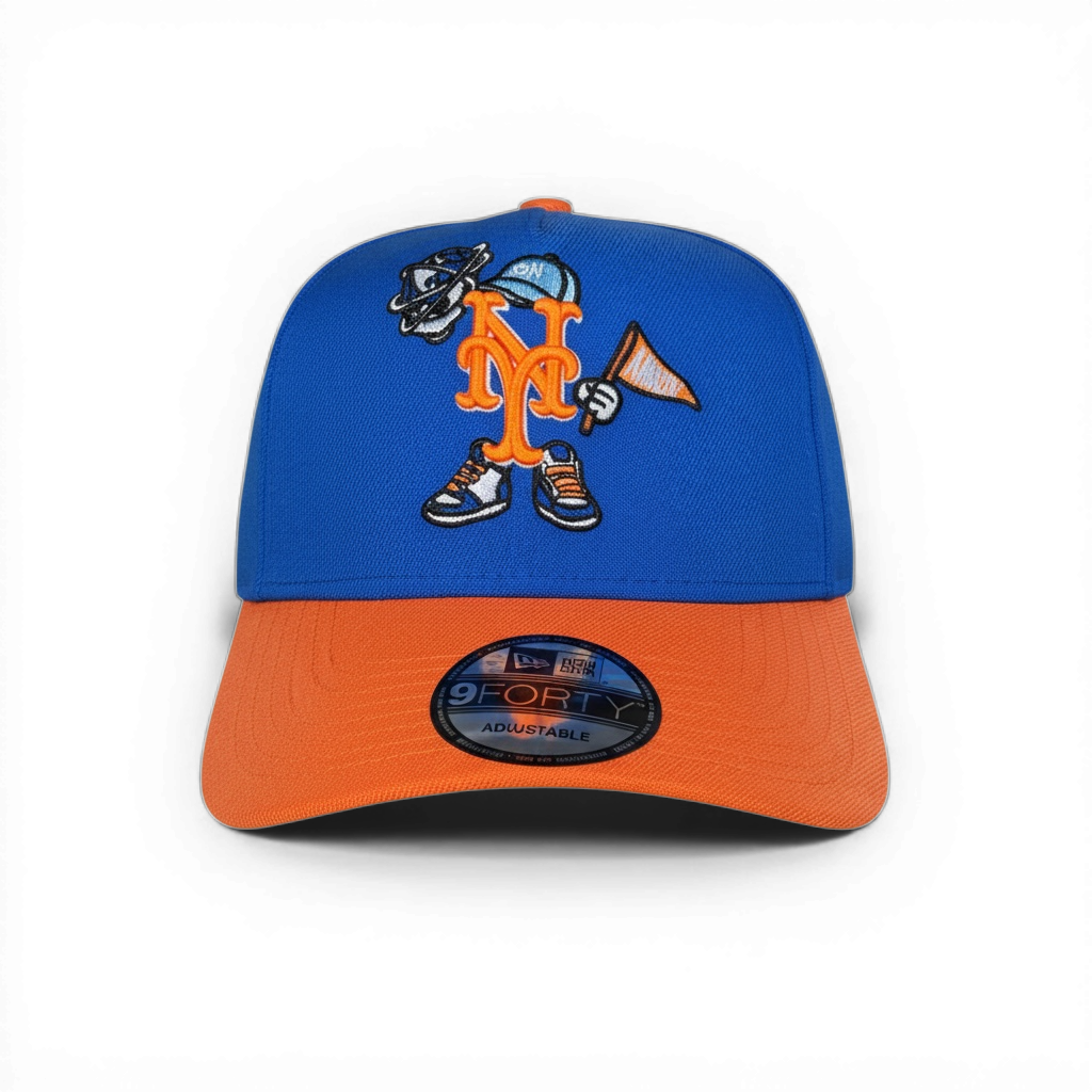 New York Mets New Era 9FORTY Adjustable Cap – Royal/Orange