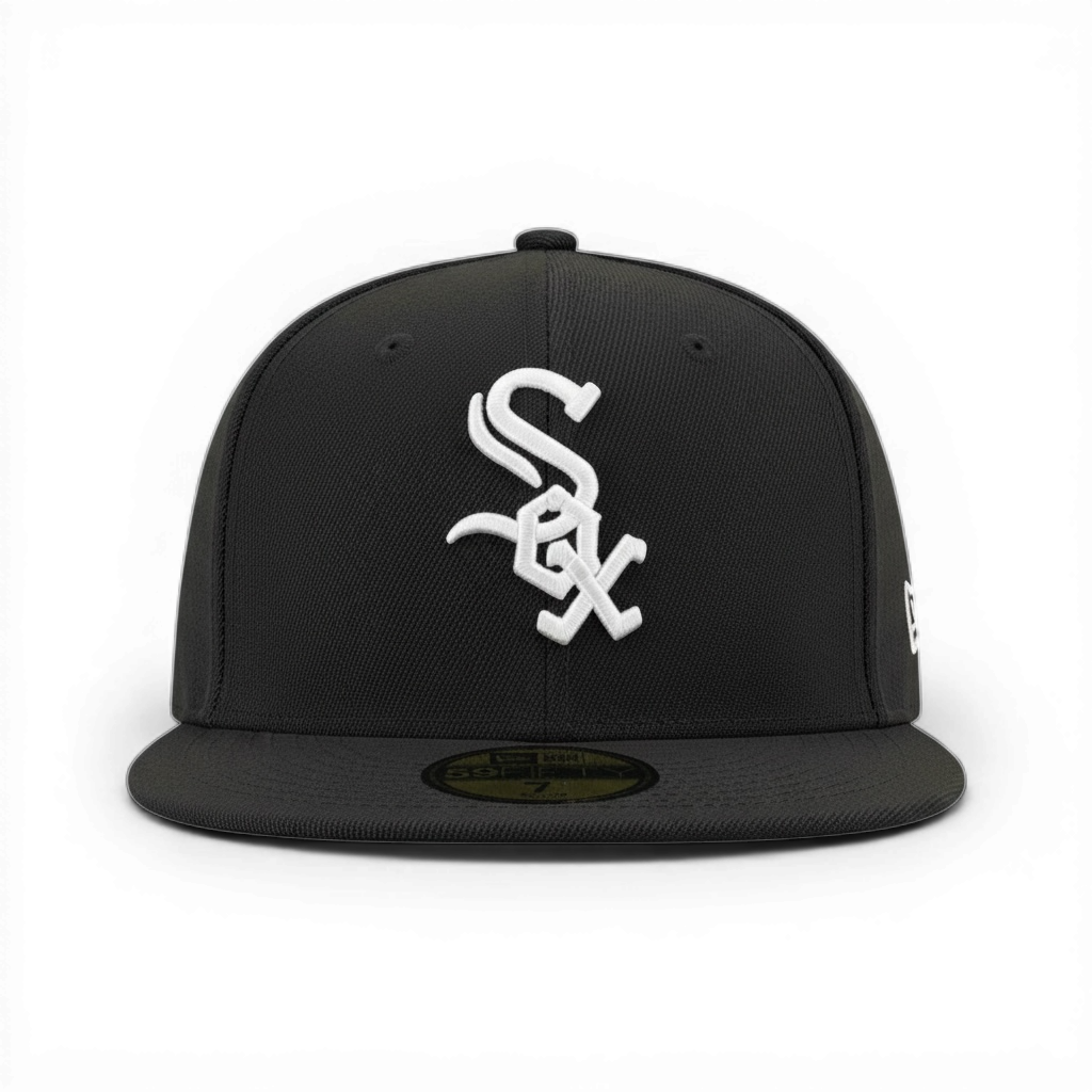 Chicago White Sox Black Fitted