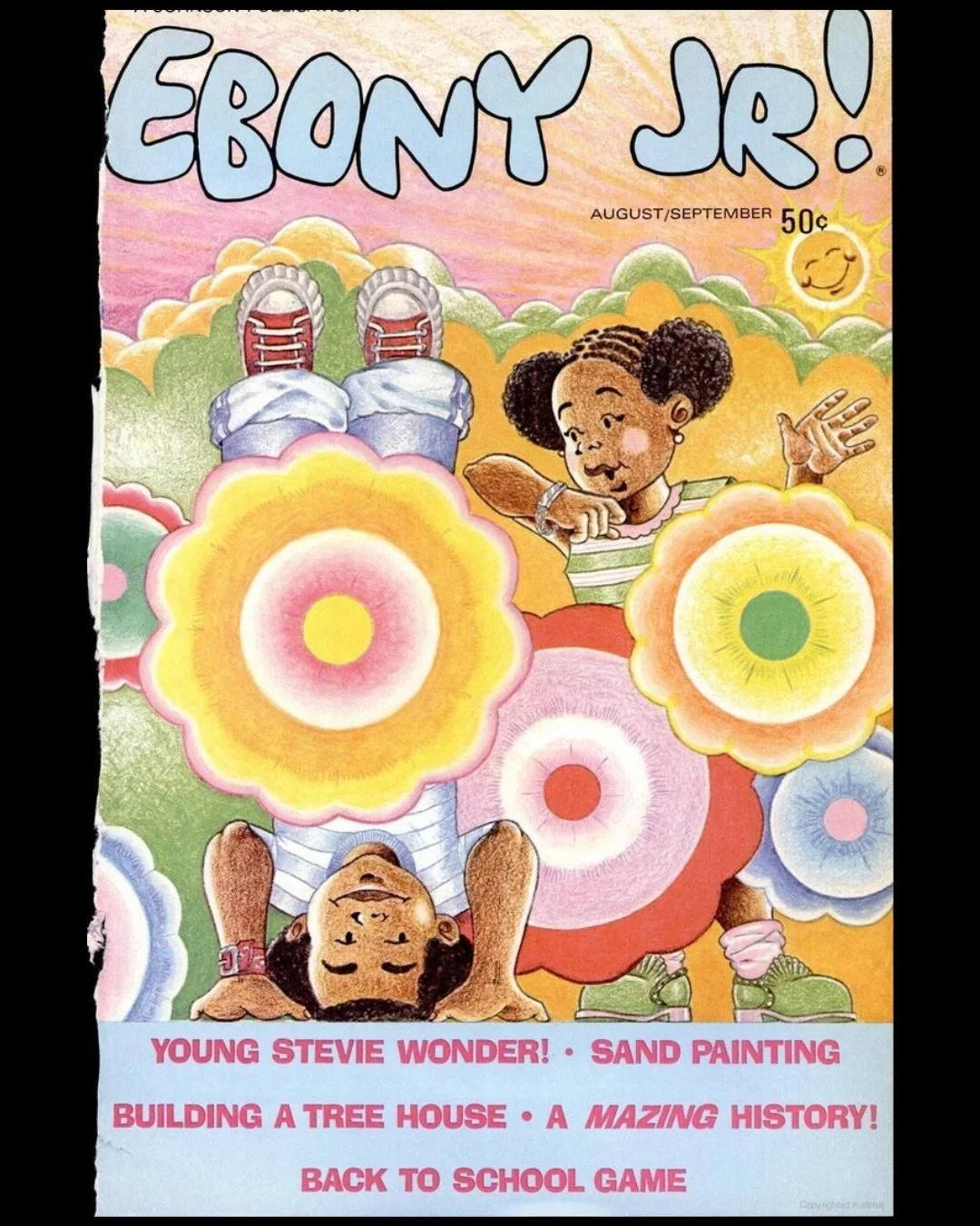 Ebony Jr! was a monthly magazine for African American children that published stories, puzzles, comics, and cartoons that featured Black children. It combined Black history, culture, and elementary curriculum to inspire a love for both reading and Bl