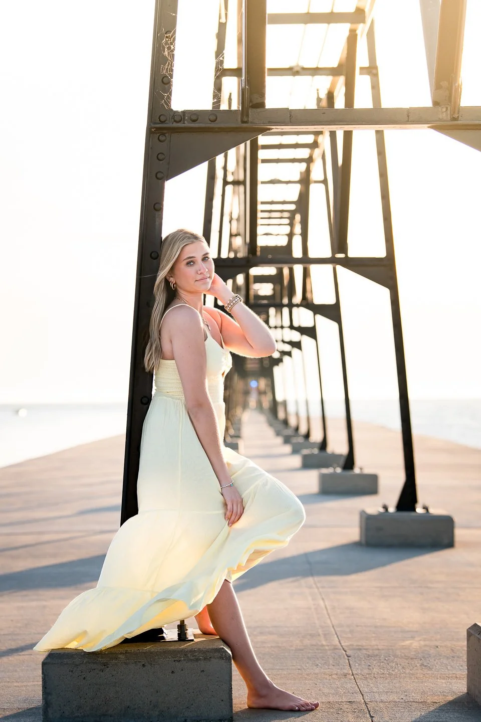Two Looks, One Location: A Grand Haven Senior Session