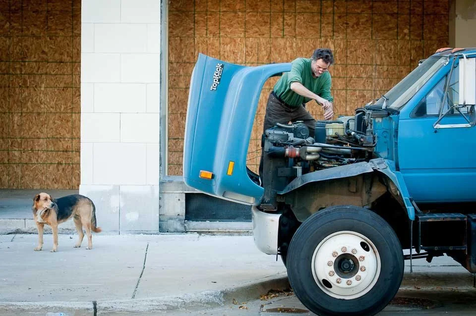 [7/100] Tim - Tim was basically standing in the engine. That's pretty cool. I found Tim to be exceptionally interesting. He engaged me in a conversation about a photography entry for Art Prize 2011 and queried me about my goals for the 100 Strangers 