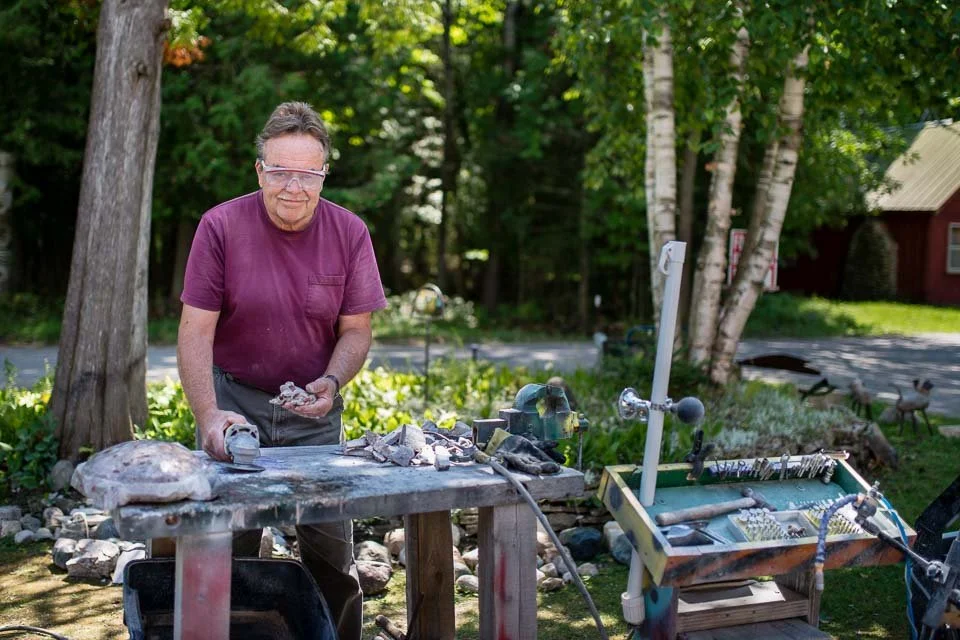 [43/100] Roland - I was introduced to Roland by a mutual friend on Drummond Island. Originally from the Detroit area, Roland moved to the Island 13 years ago to assist with an aging parent. In between, Roland was a dentist in Kalamazoo. ￼Roland began