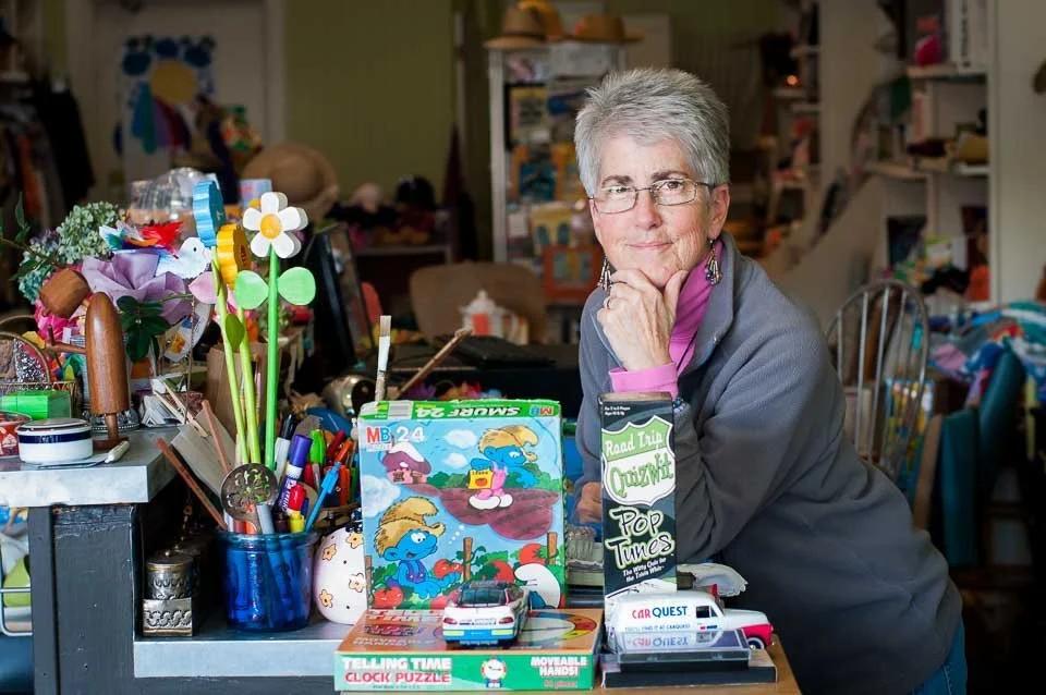 [16/100] - Jane I walk by The Pretend Store all of the time and the proprietor often waves. My son and I stopped in to look around and he had a blast playing with all of the toys. A great little store, chock-full of dress-up costumes, toys, and hundr