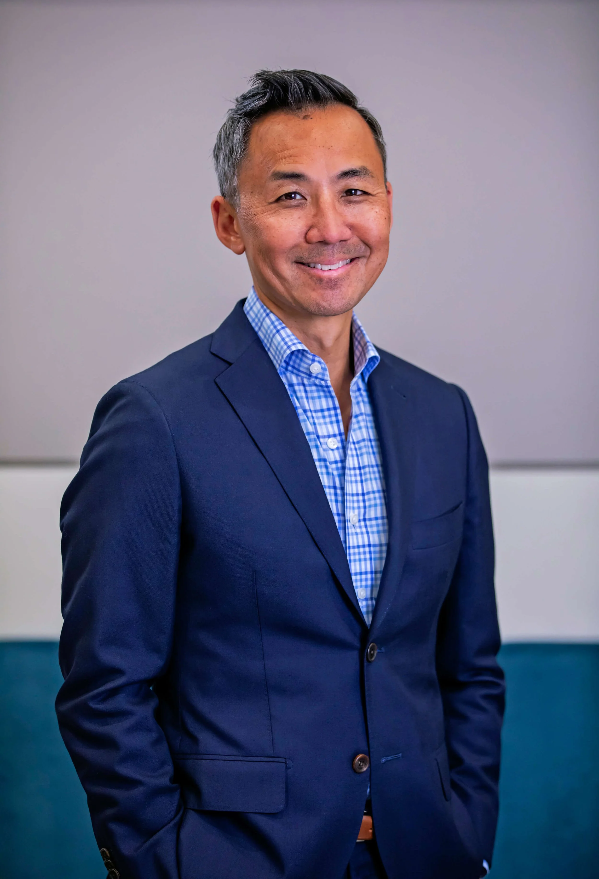 A portrait of Dr. Leon Chang, DDS, owner of Willow Glen Dentistry in San Jose.