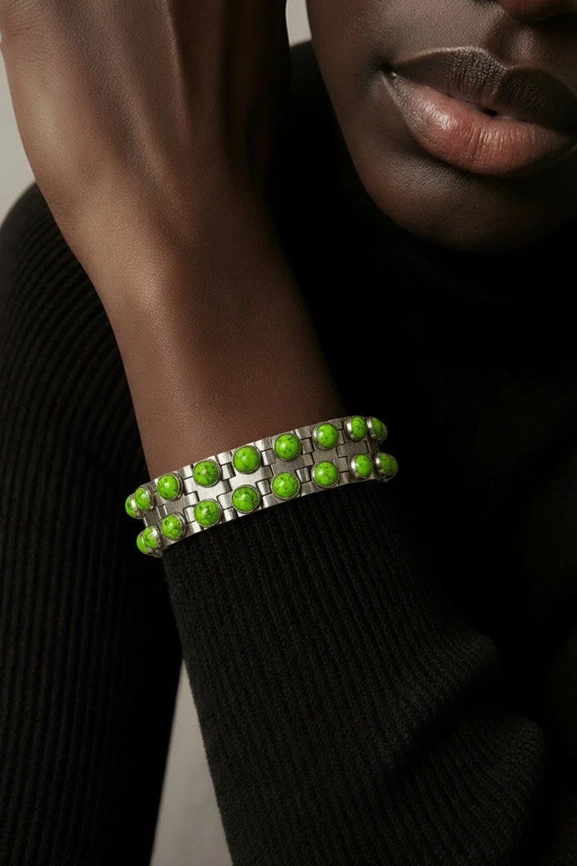 SIMULATED JADE HINGE
