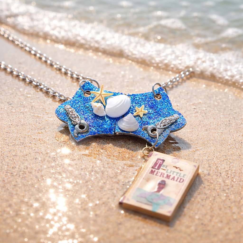 Seashell and Hinge Necklace