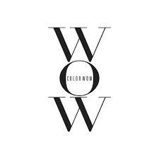 An artistic black and white logo with the word "WOW" vertically aligned and the word "COLORWOW" in a circle in the center.
