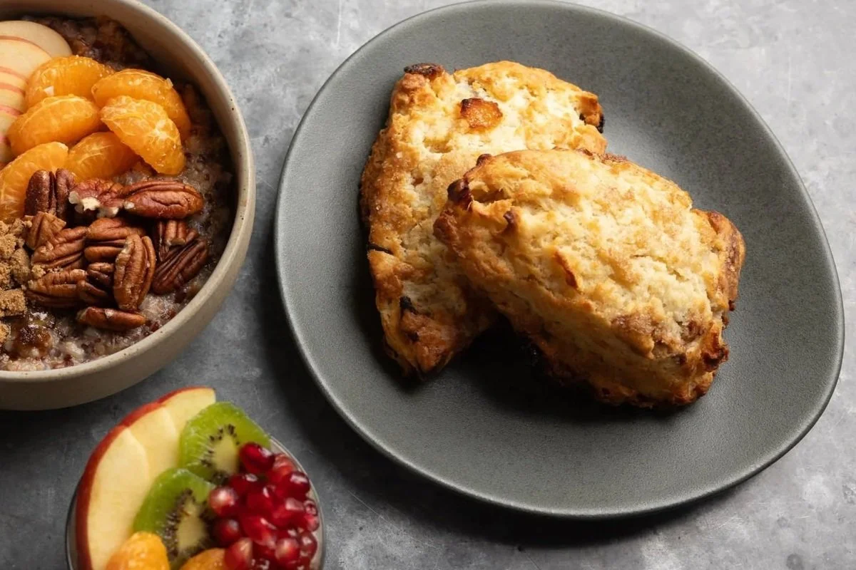 Seasonal scone: apple cinnamon