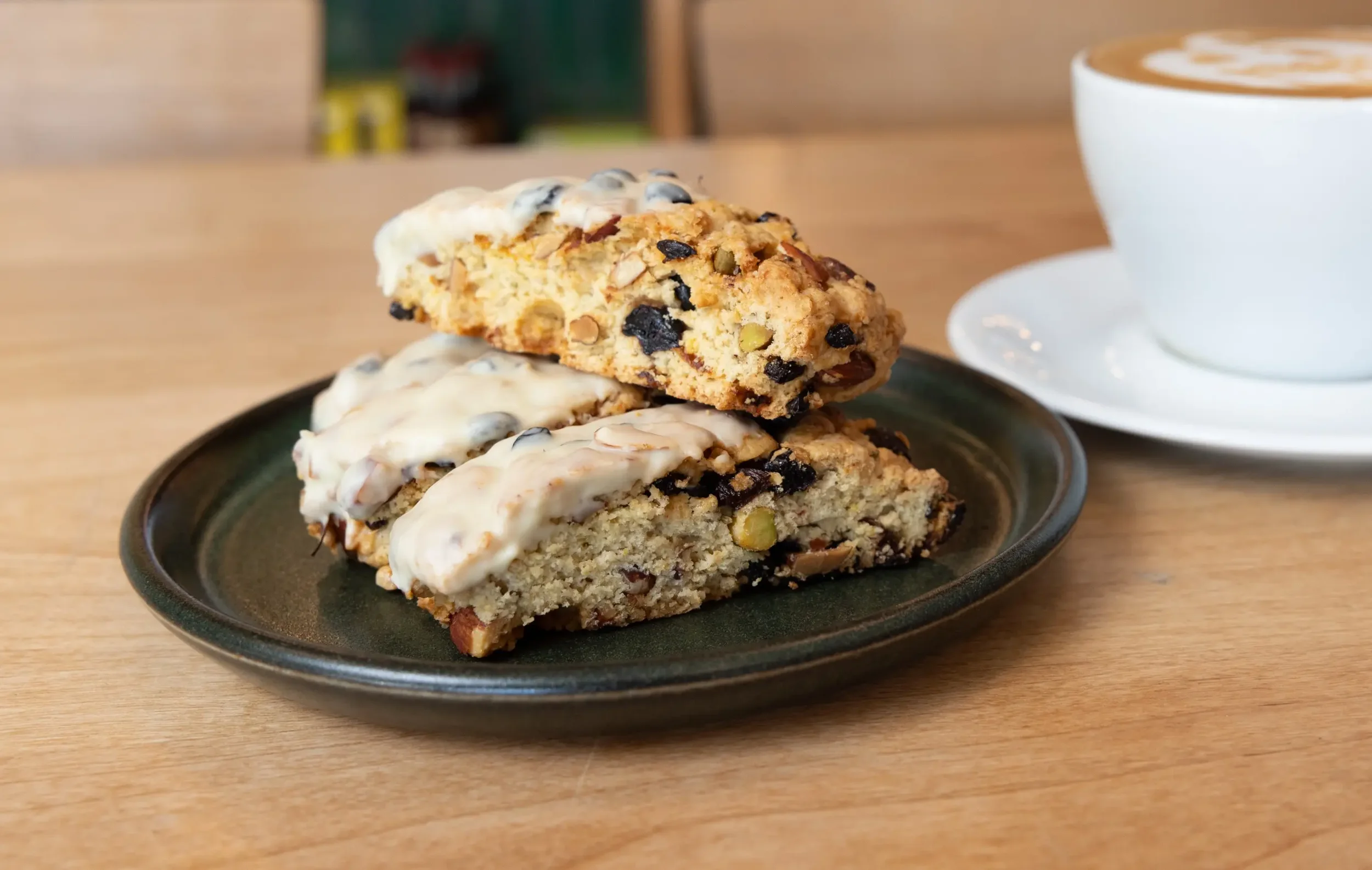 White chocolate biscotti