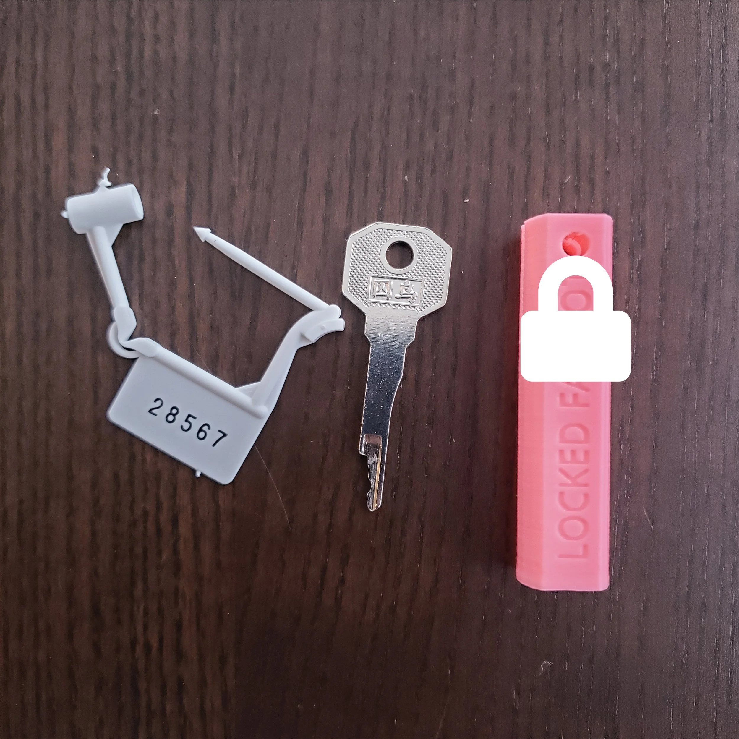 Locked F*gg*t Chastity Key Locker