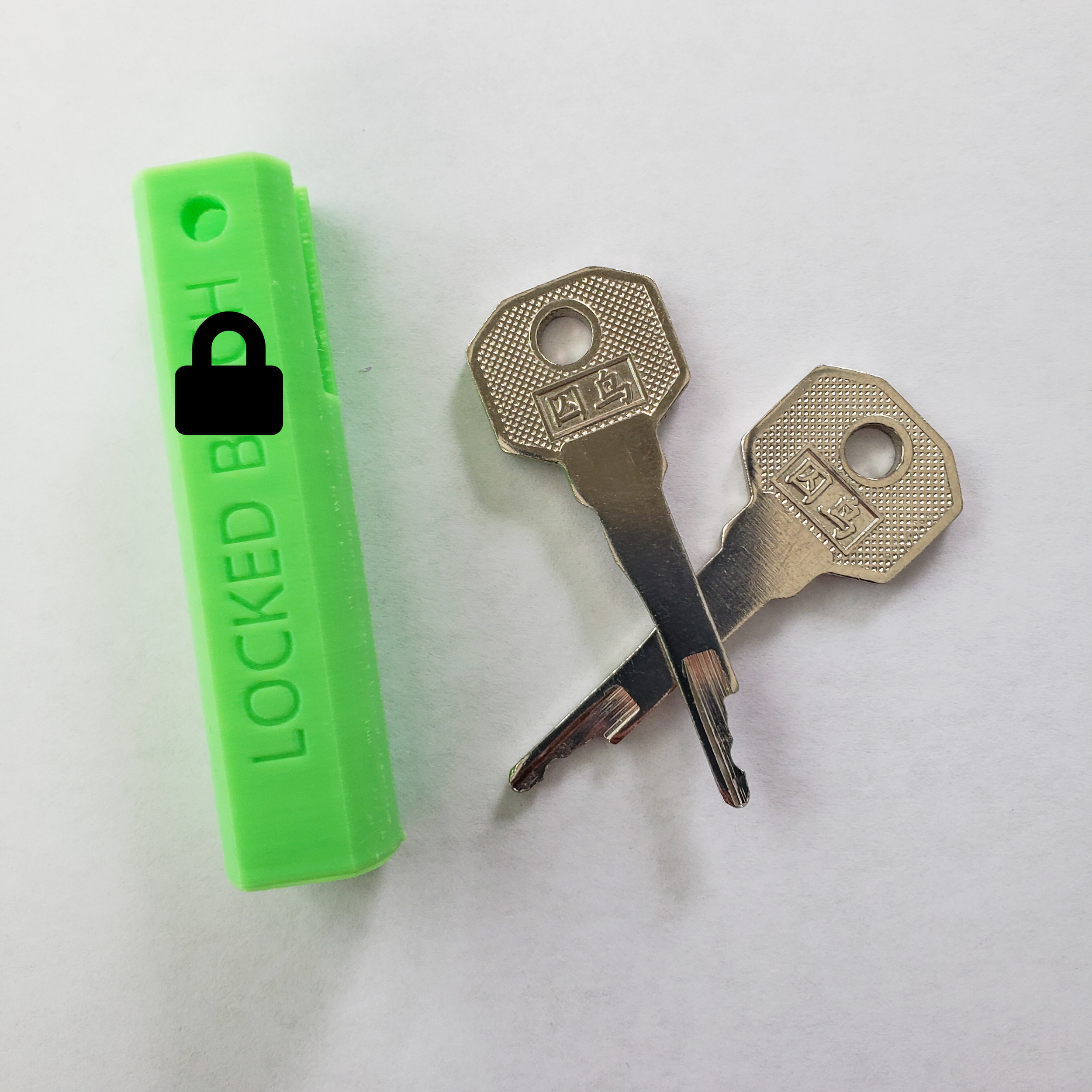 Locked B*tch Double Chastity Key Locker