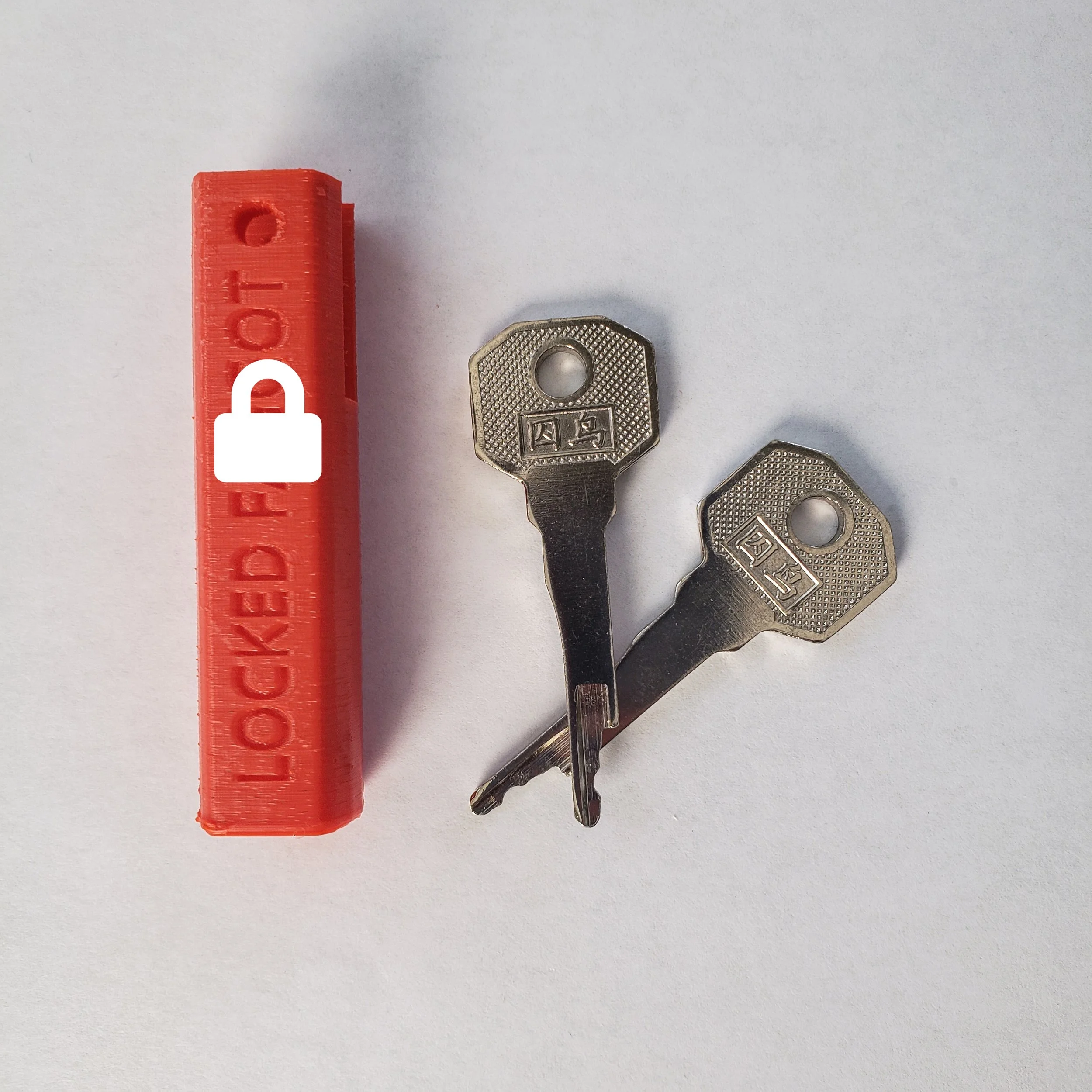 Locked F*gg*t Double Chastity Key Locker