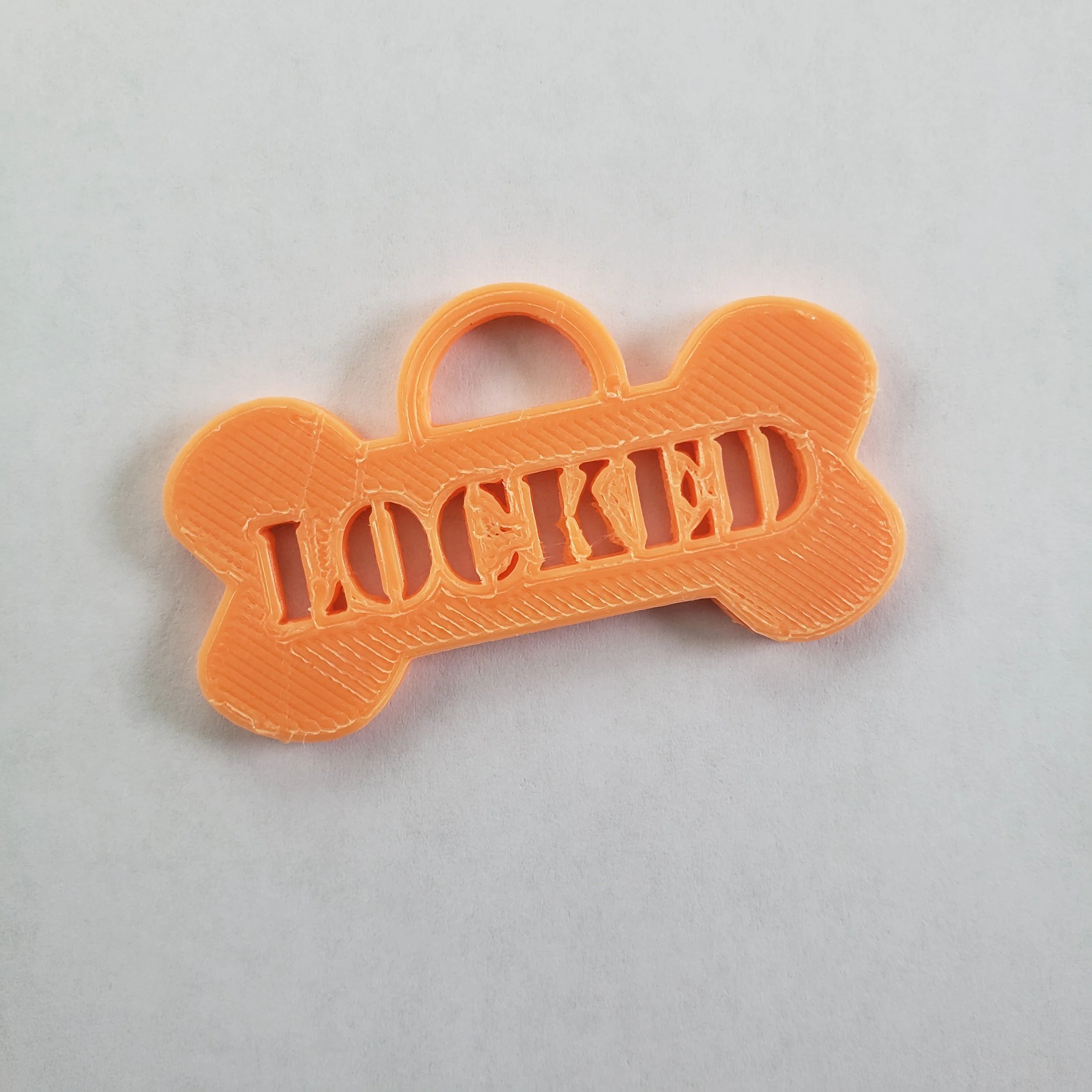 Locked Puppy Play Collar Tag