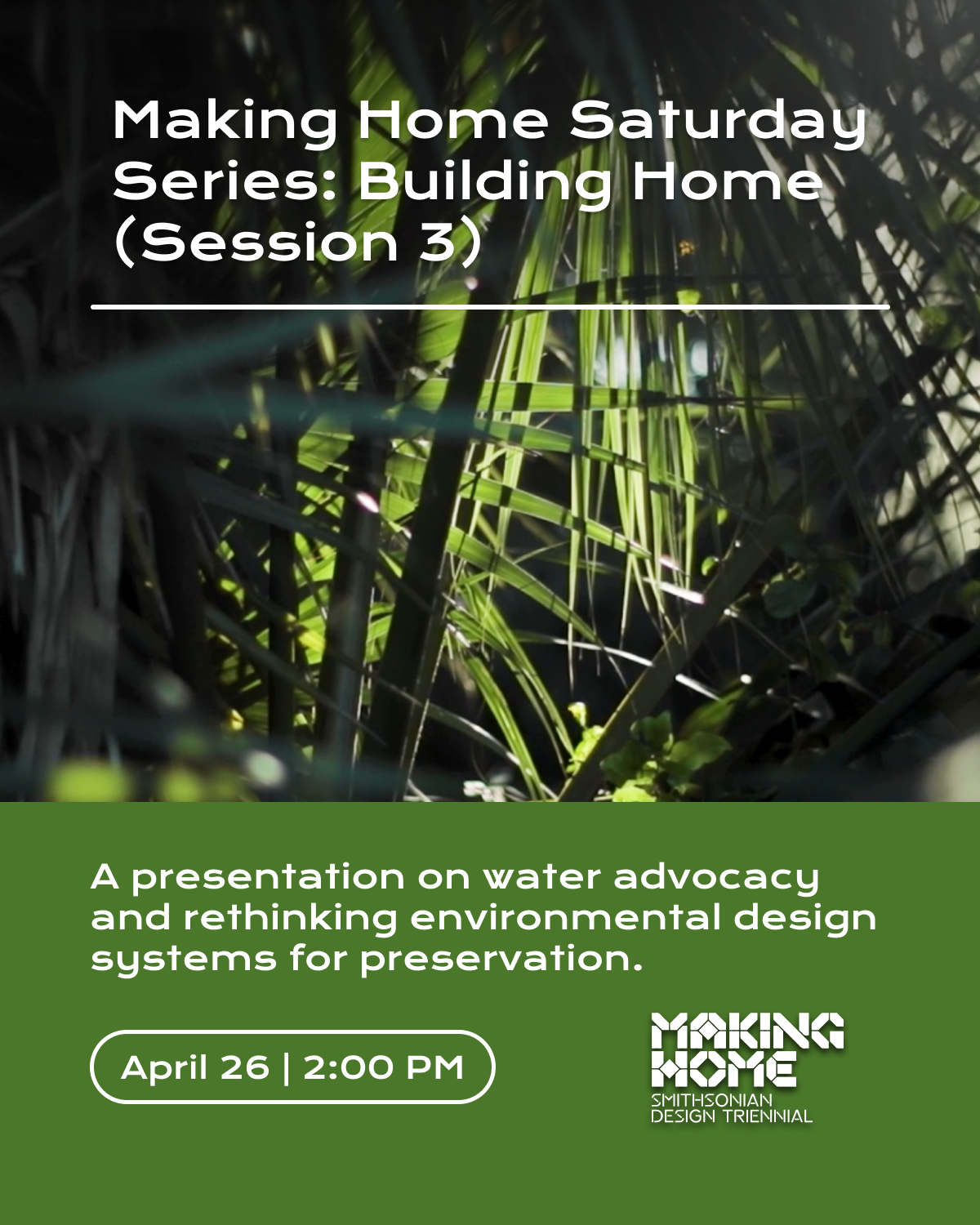 Making Home Saturday Series: Building Home (Session 3)