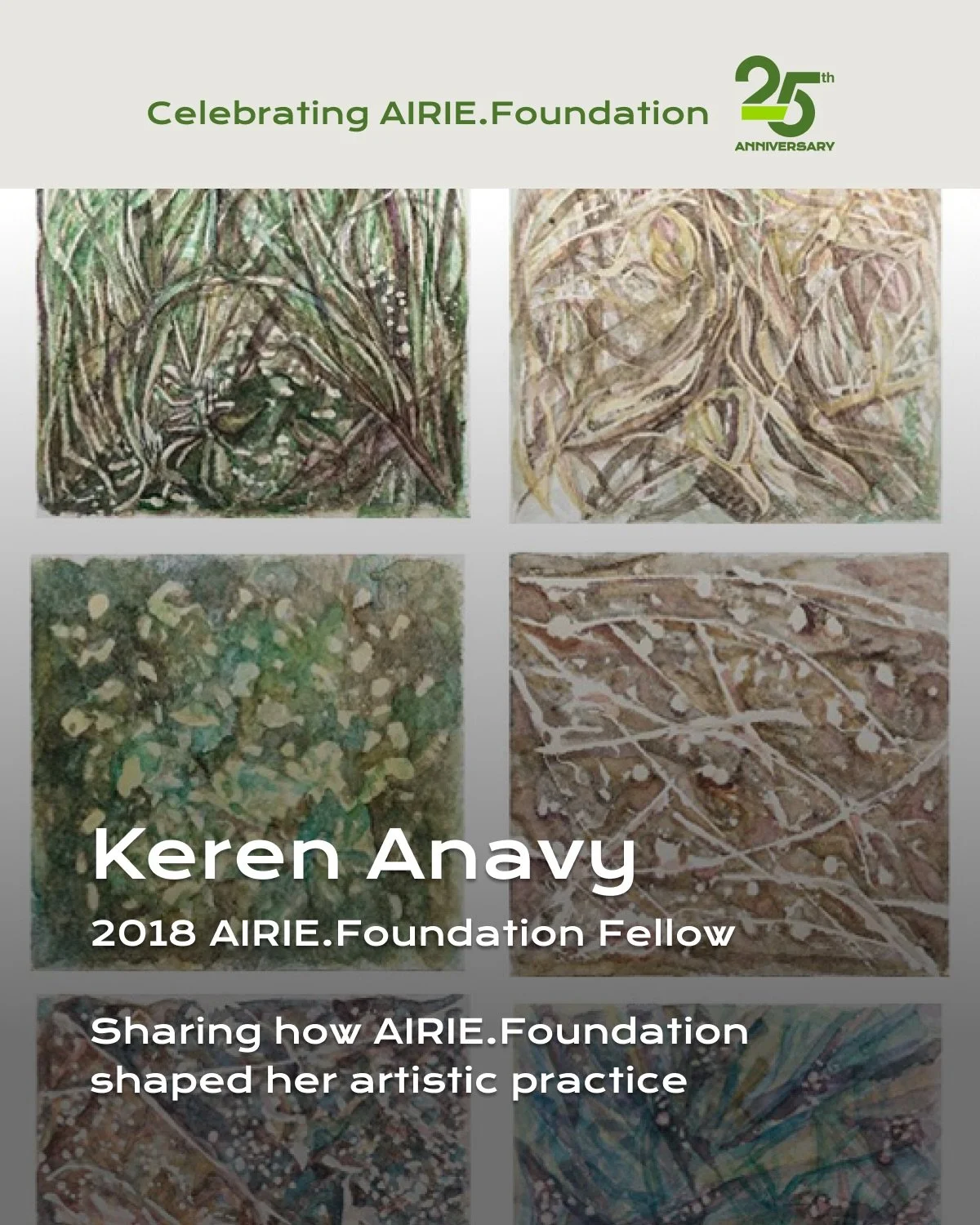 As part of AIRIE.Foundation&rsquo;s 25th anniversary, artists reflect on how their time in residence continues to shape their work.

In 2018, Keren Anavy joined AIRIE.Foundation, where her experience in the Everglades informed both her artistic direc
