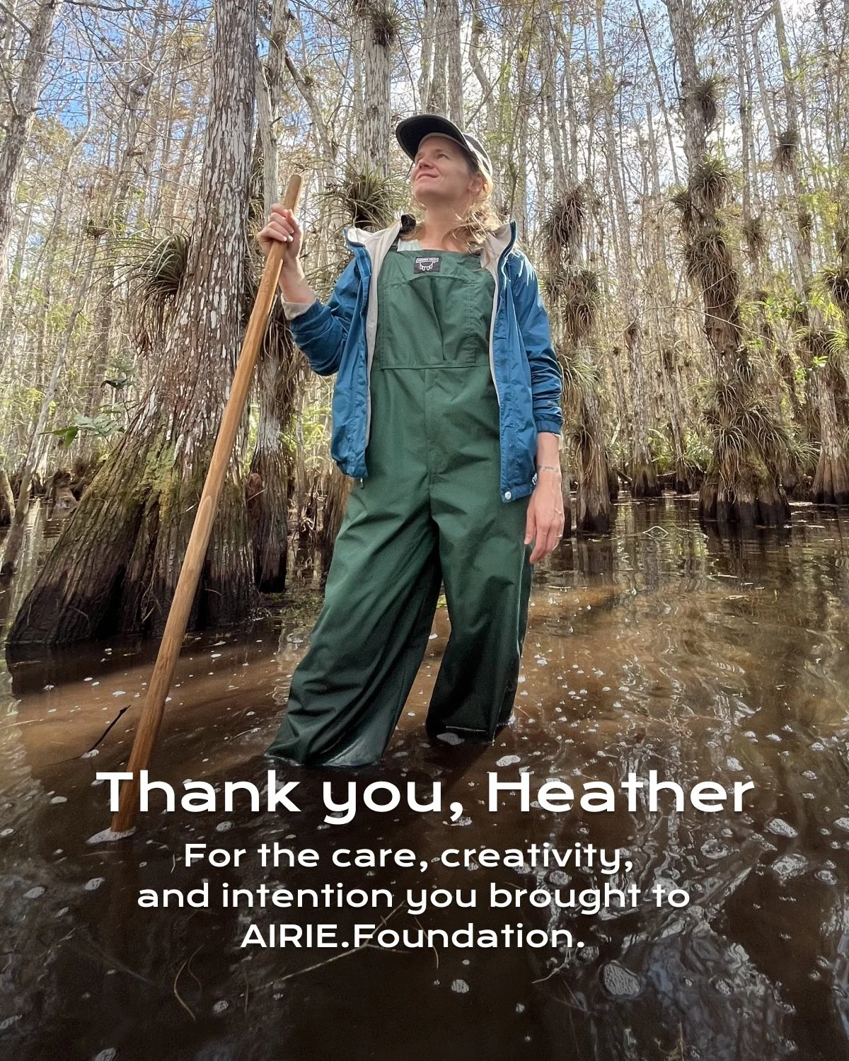 Today, we are celebrating Heather with deep gratitude for the care, creativity, and intention she has shared with AIRIE.Foundation.

Heather grew up in Asheville, North Carolina, where her connection to the outdoors and appreciation for the natural w