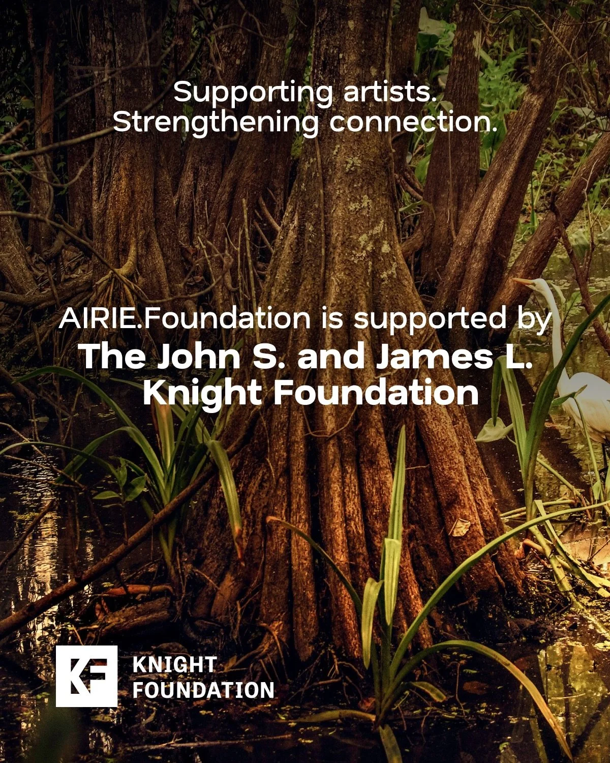 With support from The John S. and James L. Knight Foundation, AIRIE.Foundation continues creating meaningful opportunities for artists to develop and share their work, connect with communities, and bring conversations about art, culture, place, and e