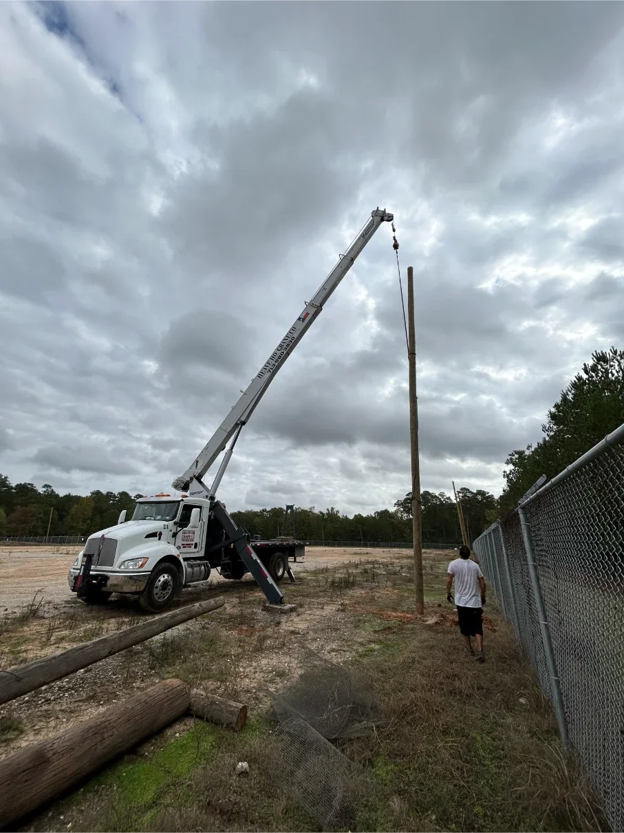 Utility Pole Installation