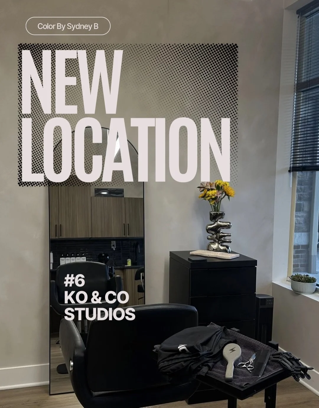 new location 🖤🐆🪩

i am now located in studio 6 at ko &amp; co studios

can&rsquo;t wait to see you there! 🫶🏼

#omahahairstylist #visitomaha #omahane #omahahair #omahanebraska