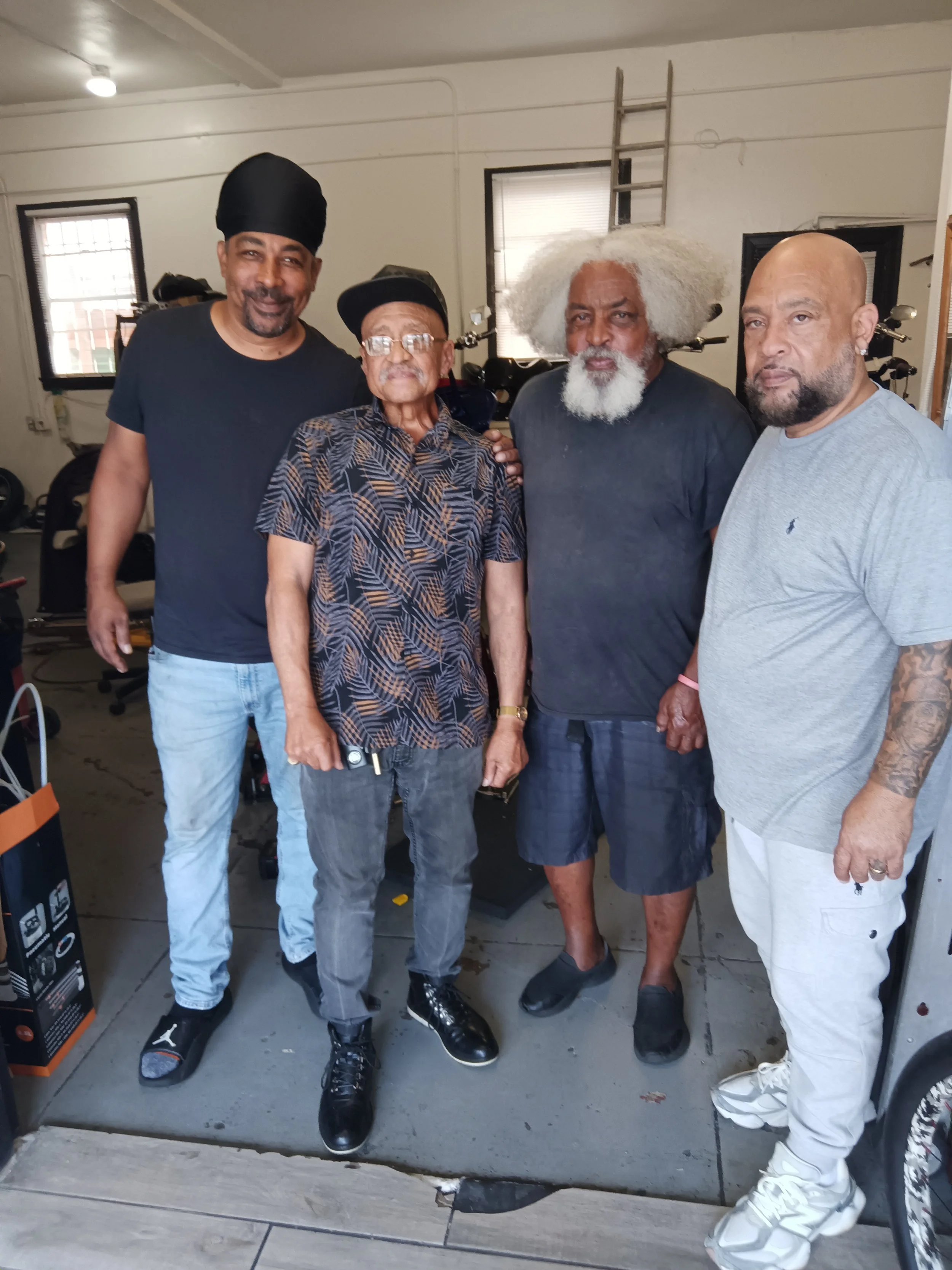 Daff, Andre, Karl & Derrick - we are Watson Motorcycle Repair