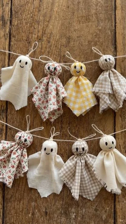 Fabric Scrap Ghost Garland - 10/22 @ 5 - 6pm