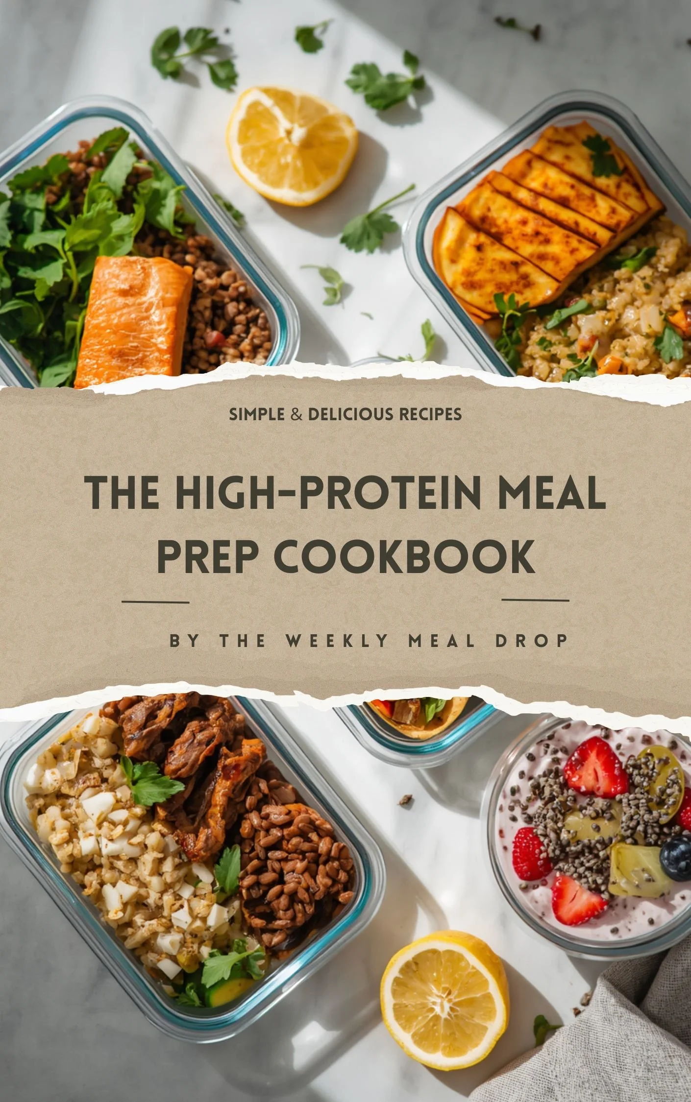 The High-Protein Meal Prep Cookbook | 30 Easy Recipes