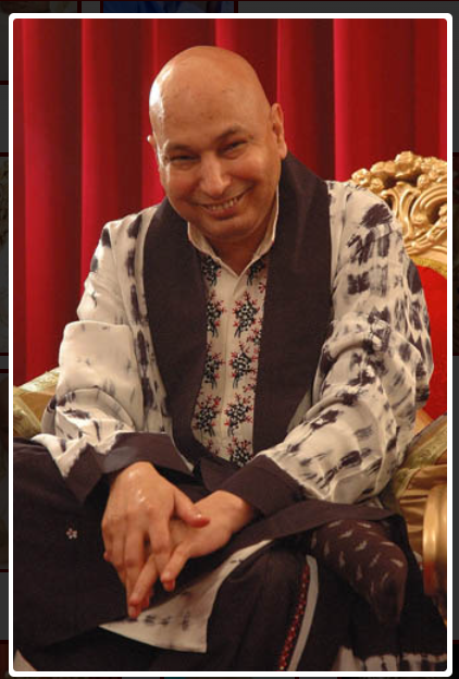"Guruji Maharaj, a spiritual teacher of universal love and compassion, born July 7 1952"