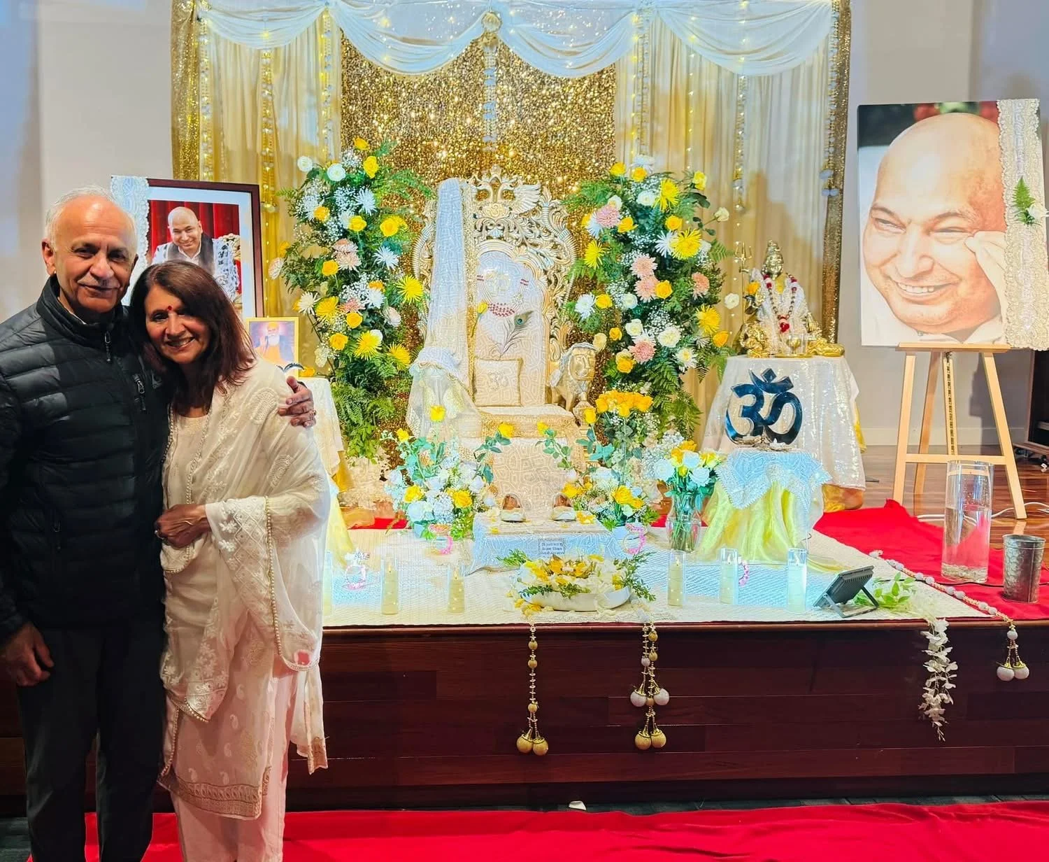 "The first Satsang gathering in Seattle, the founding moment of Guruji Sangat of Seattle"