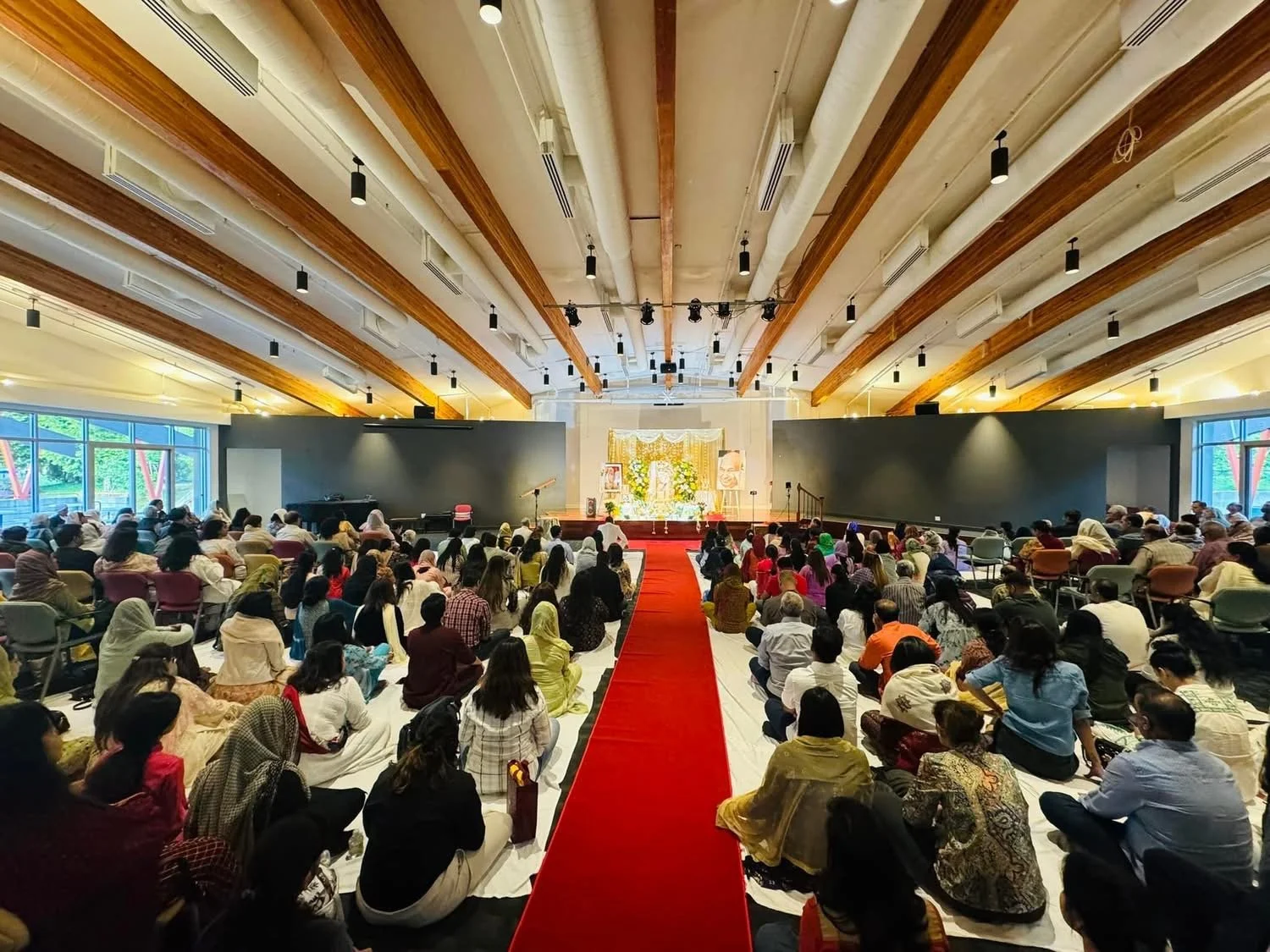 People of all backgrounds gathered in prayer and community at Guruji Sangat of Seattle