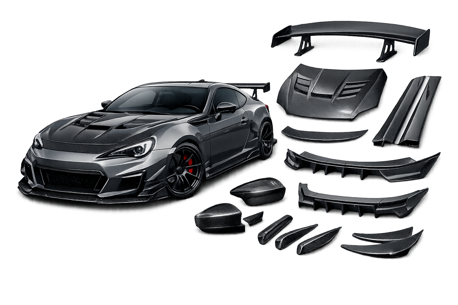 custom body kit carbon fiber advent auto styling utica ny