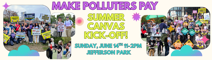 Make Polluters Pay Canvas Kick-Off