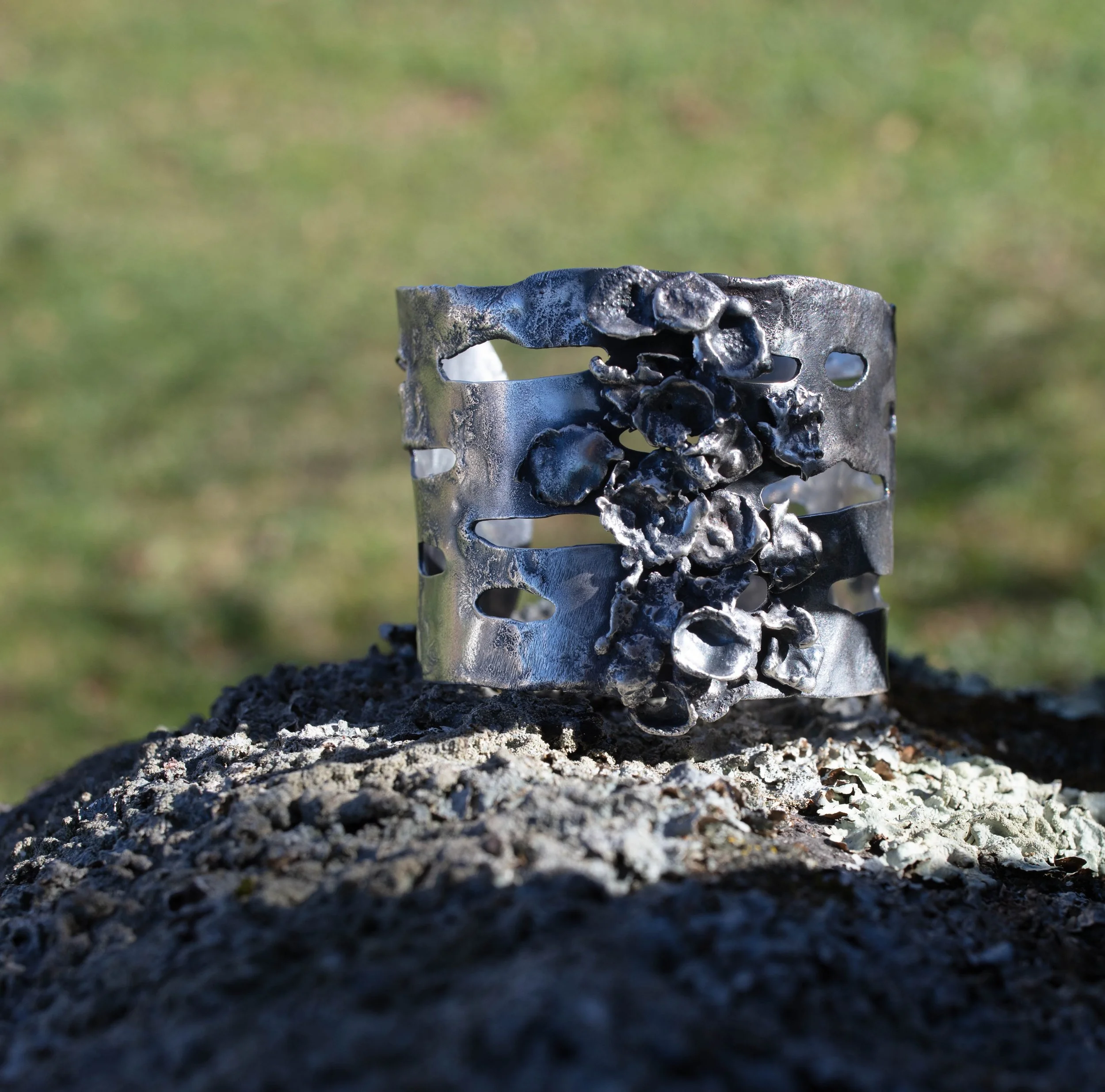 Birch Bark w/ Lichen Cuff