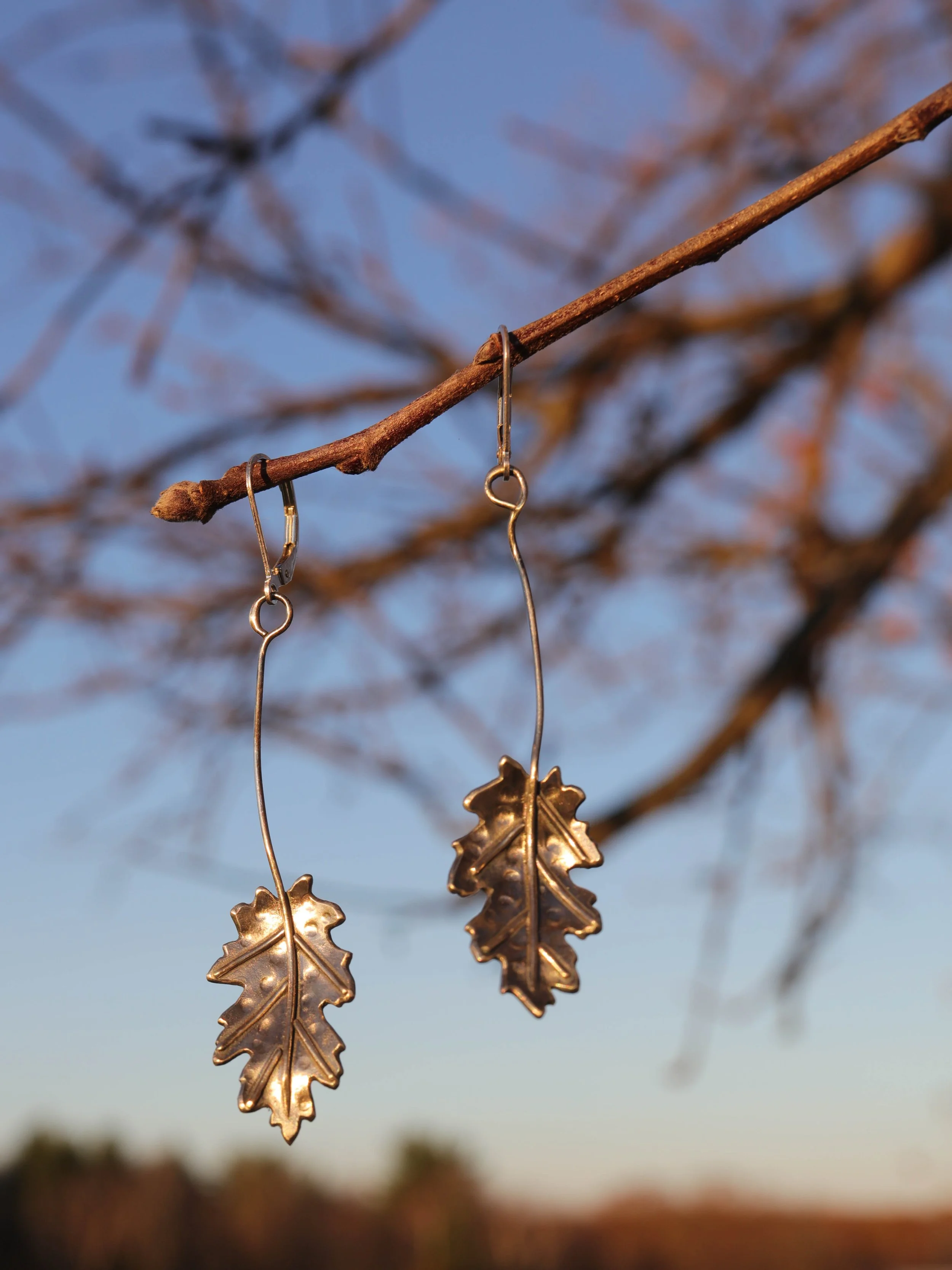 Oak Leaf Earings